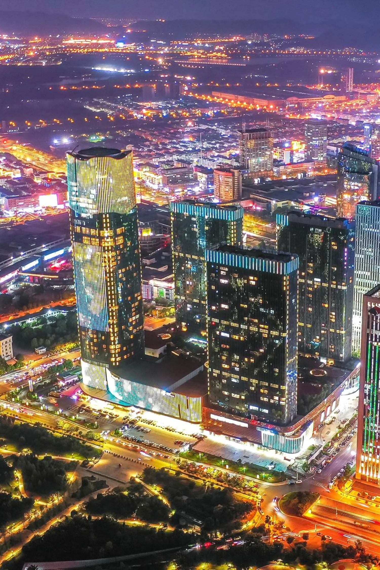 Bird's eye view in Shangri-La Yiwu