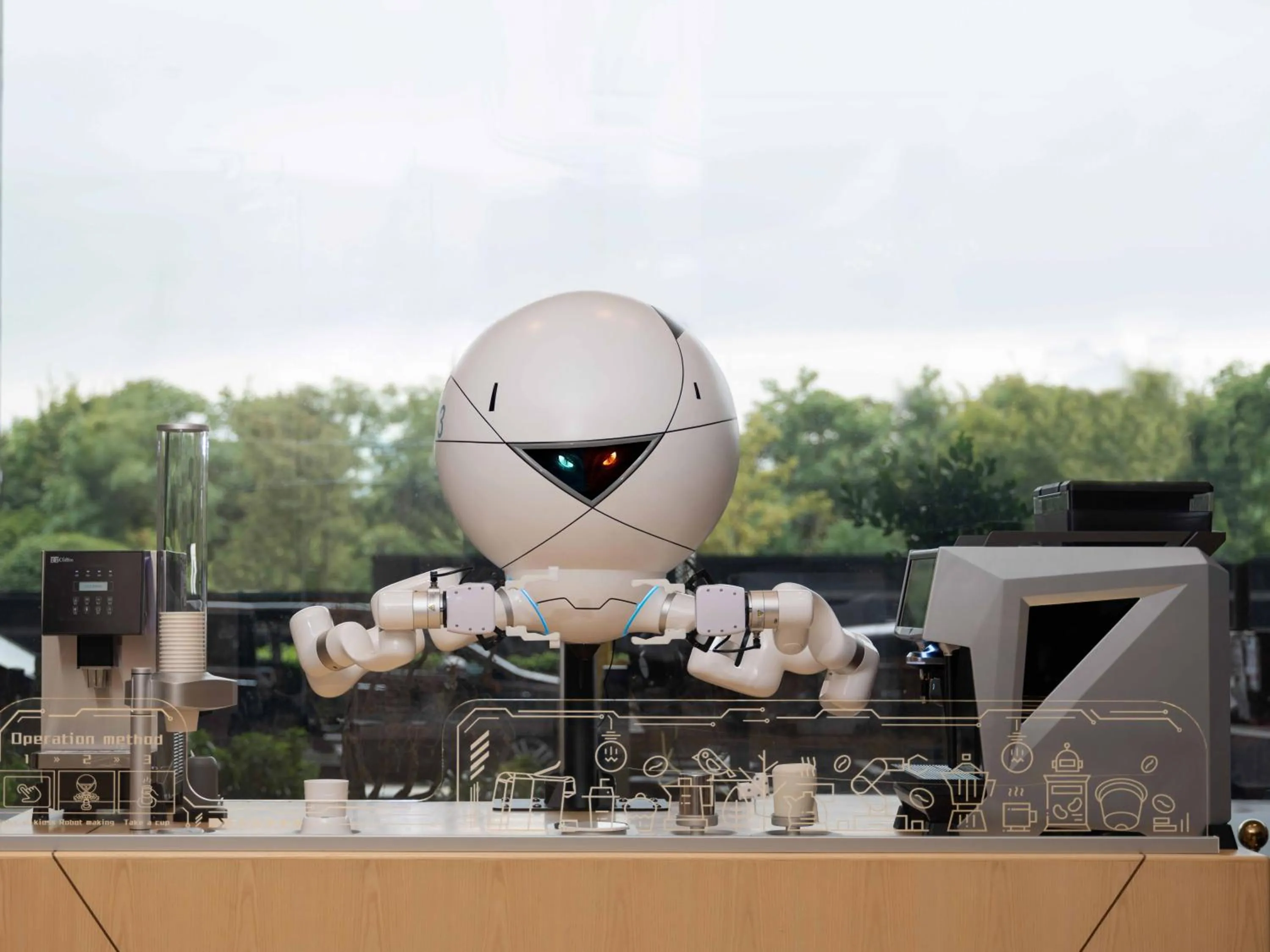 Coffee/tea facilities in Shangri-La Yiwu