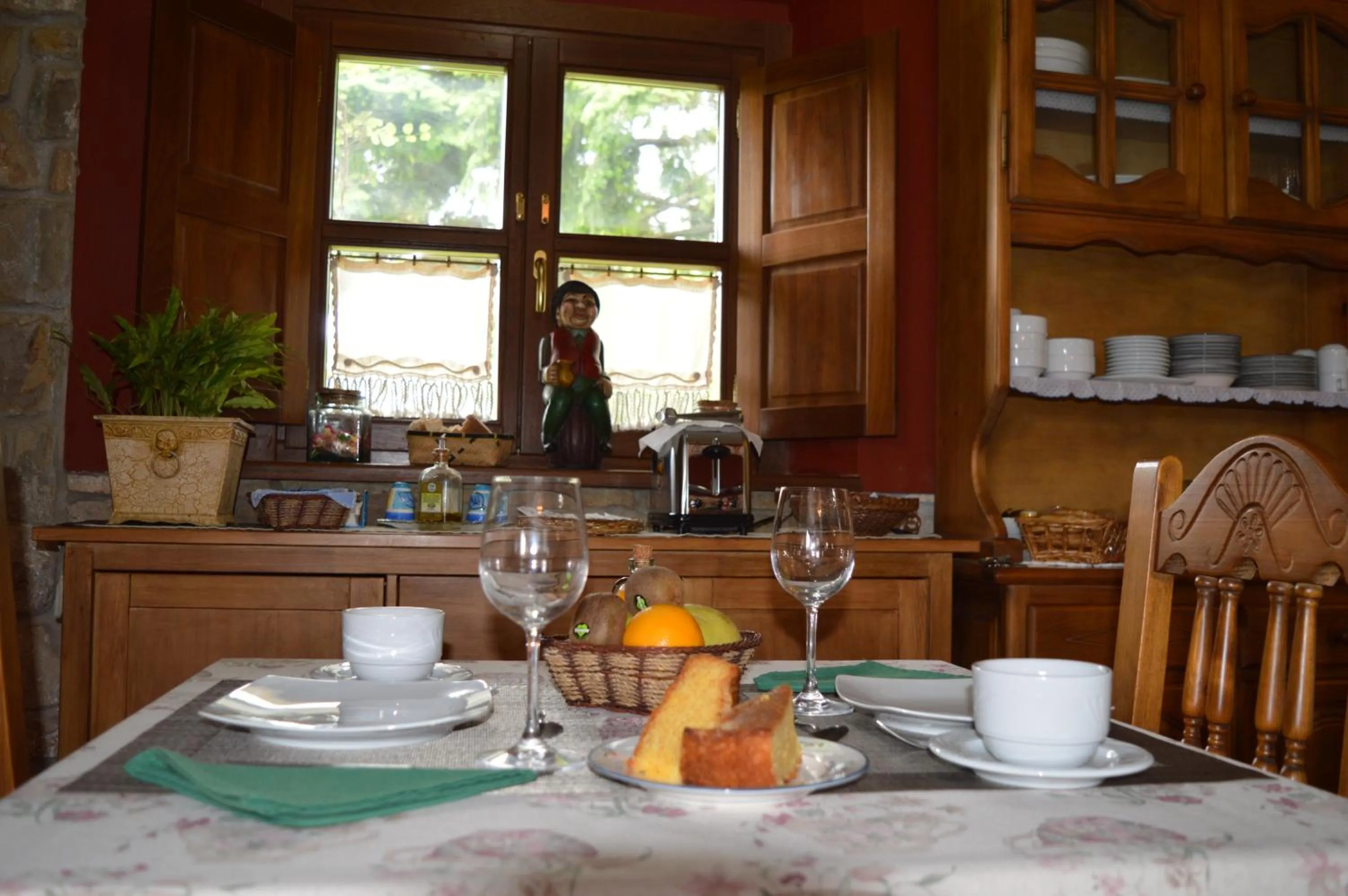 Dining area in La Casona de Quintes