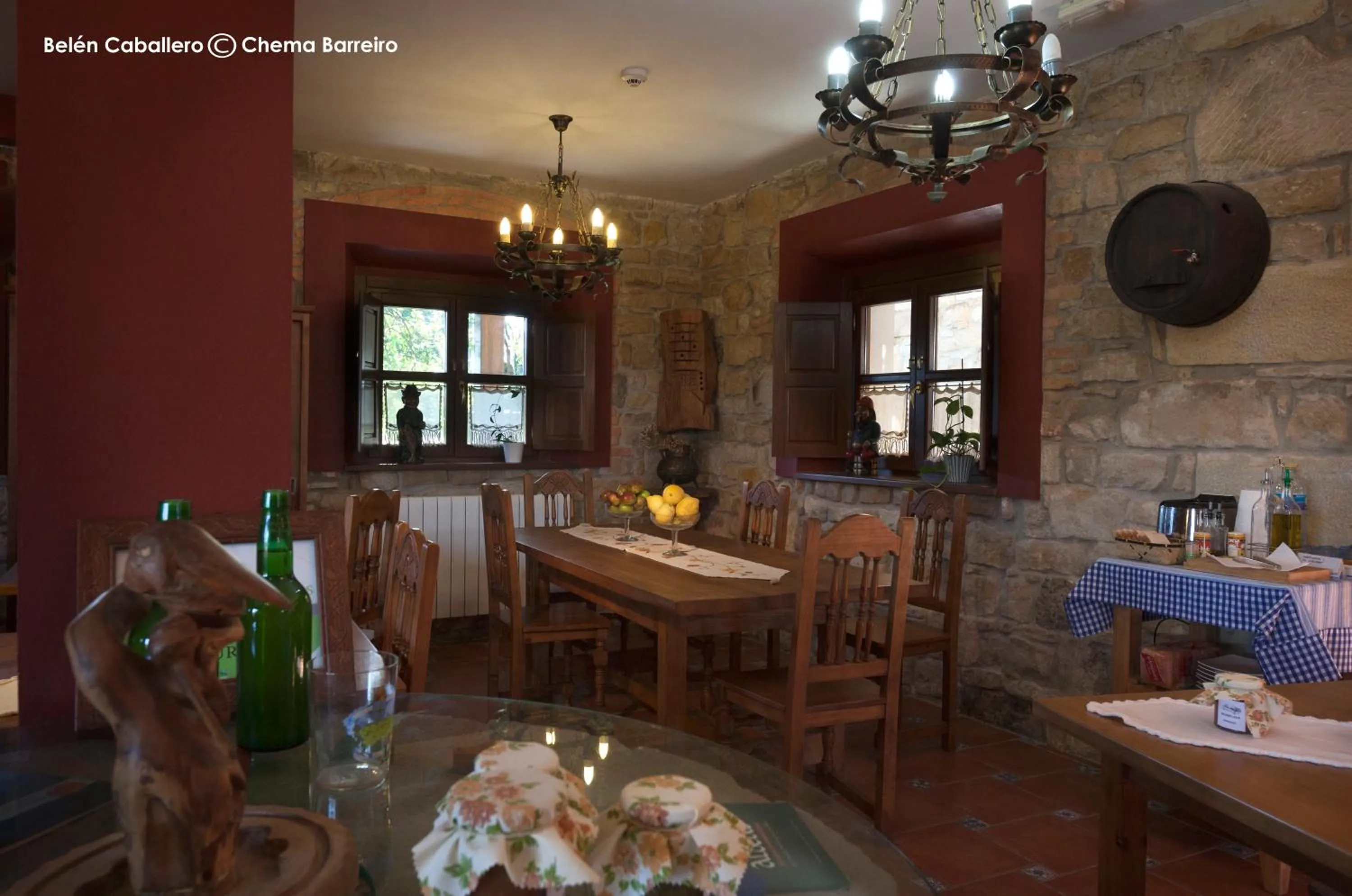 Dining area in La Casona de Quintes