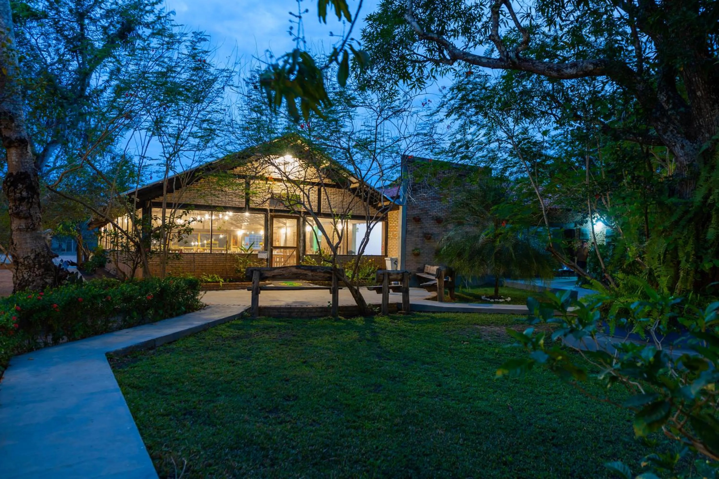 Garden in Pousada Rio Claro