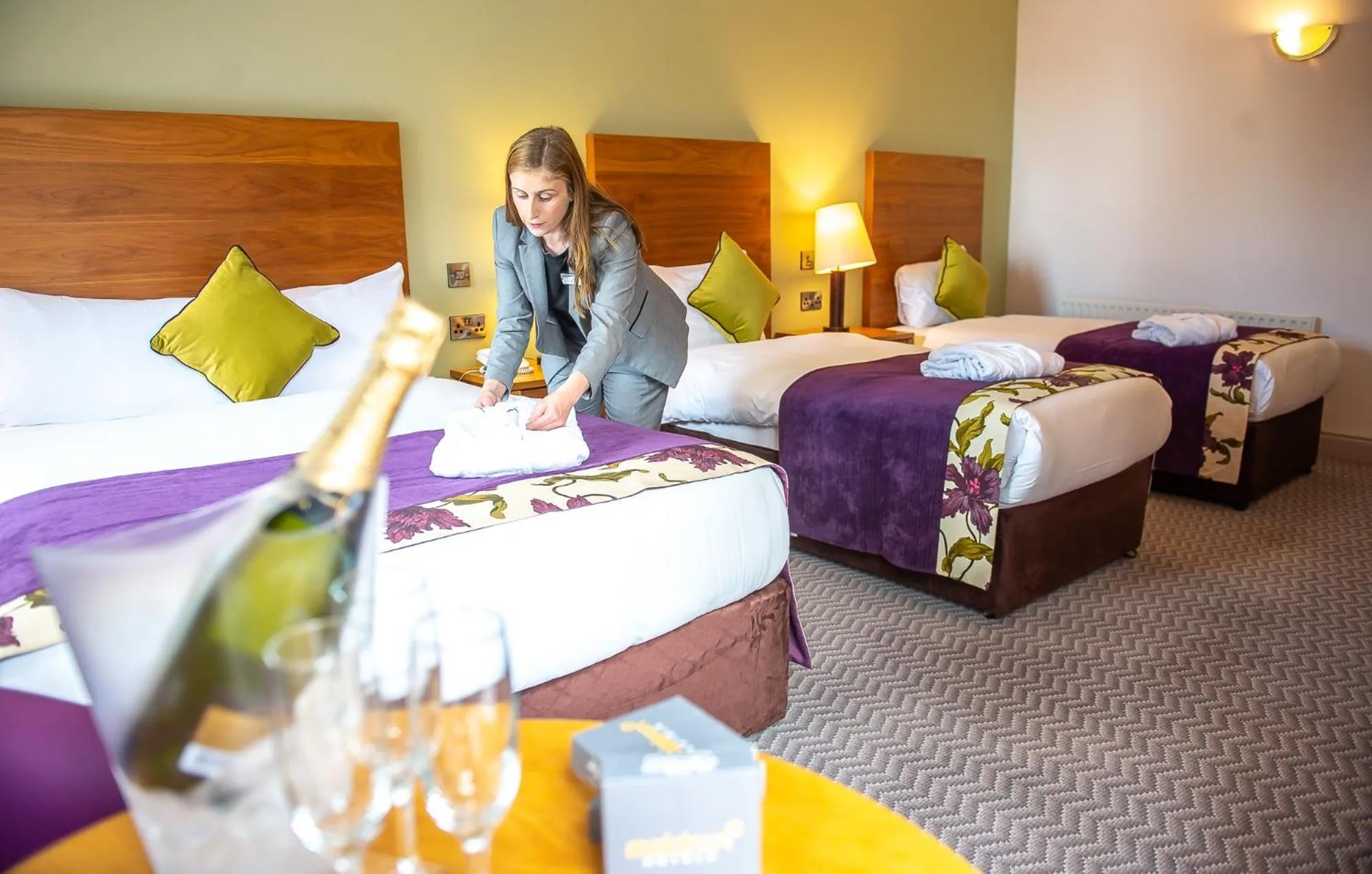 Bed in Maldron Hotel & Leisure Centre, Oranmore Galway