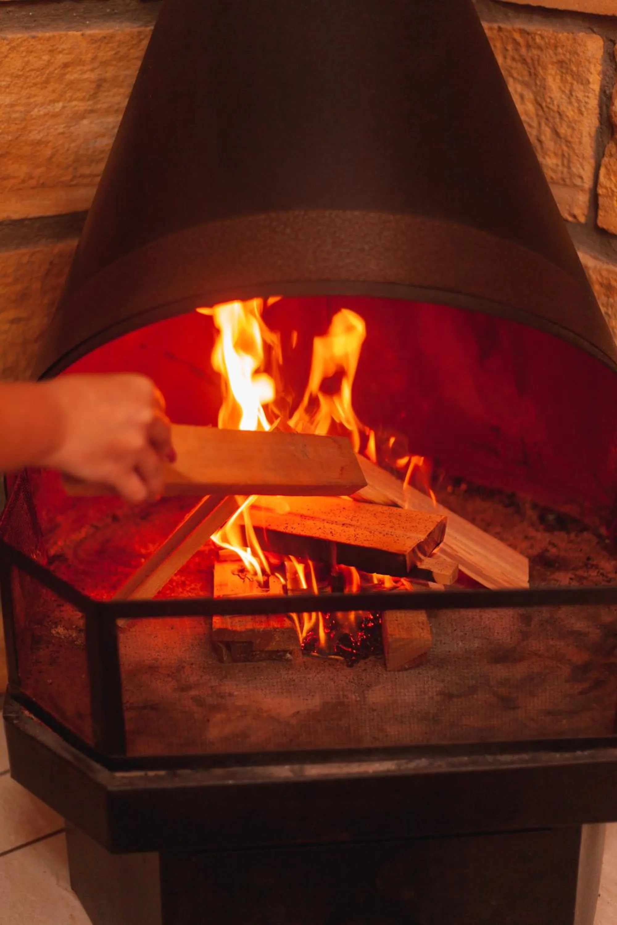 flat iron in Pousada Água dos Canyons