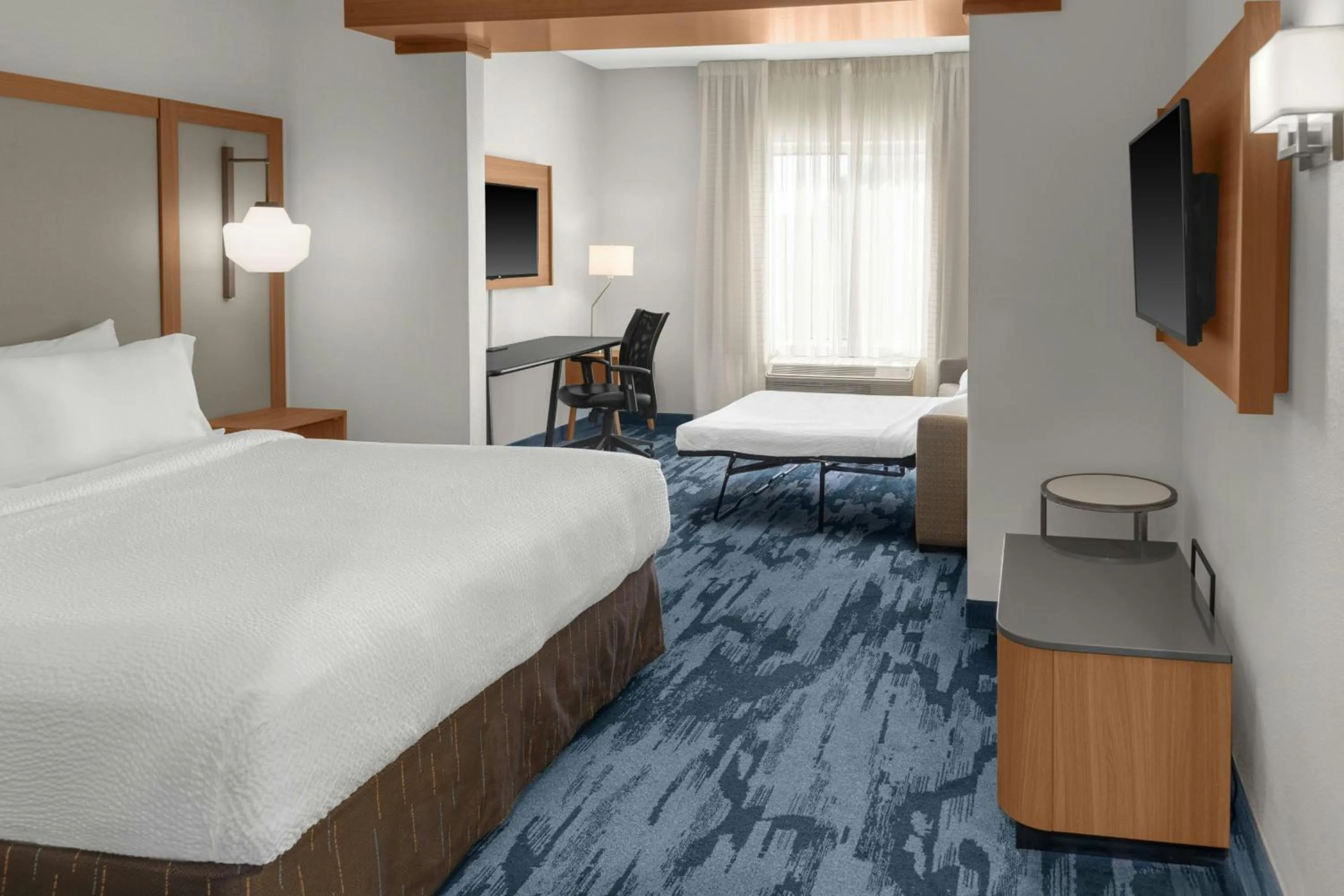Bedroom, Bed in Fairfield Inn & Suites by Marriott Atlanta Acworth