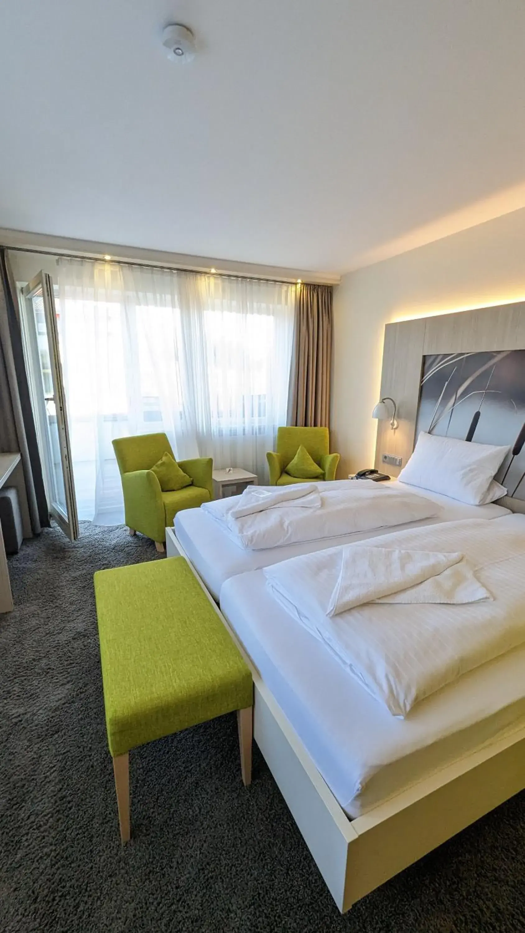 Comfort Double Room with Balcony and Garden View - single occupancy in Hotel Gierer Comfort Double Room with Balcony and Garden View - single occupancy in Hotel Gierer