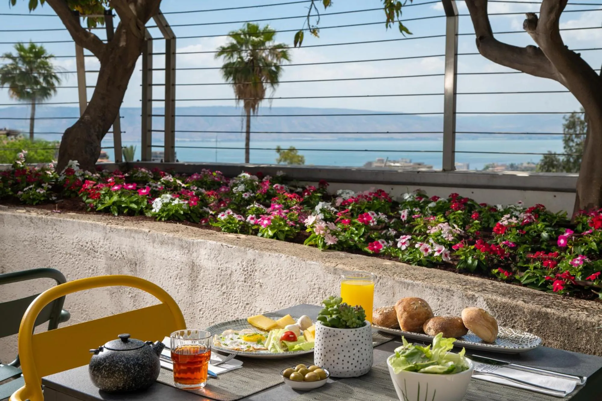 Balcony/Terrace in Prima Galil Tiberias Hotel