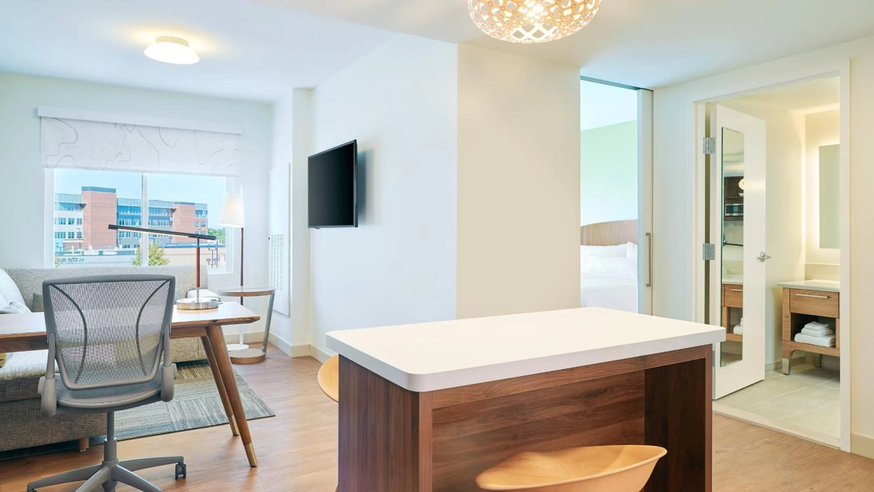 Bedroom in Element West Des Moines