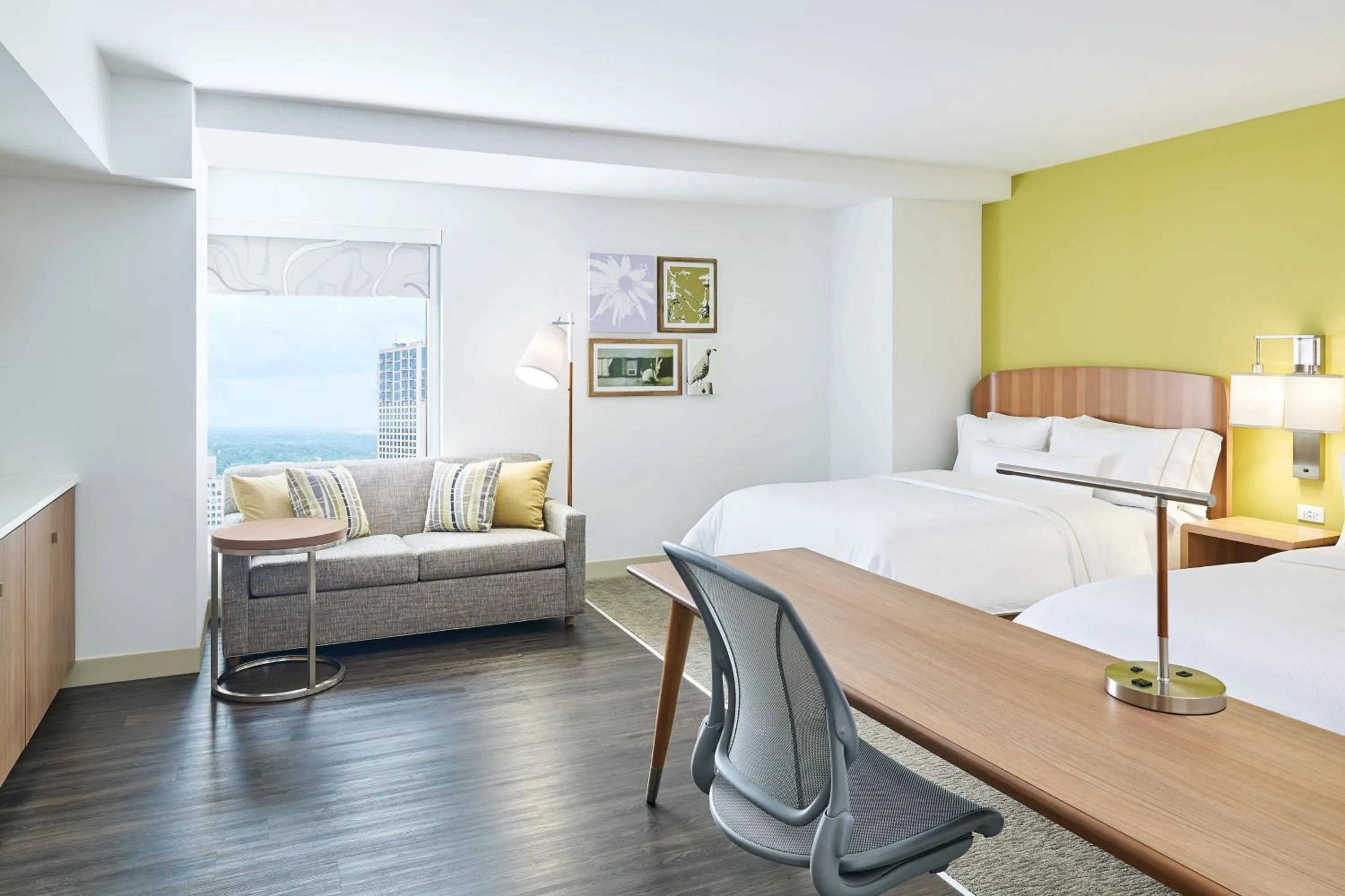 Photo of the whole room, Bed in Element Austin Downtown