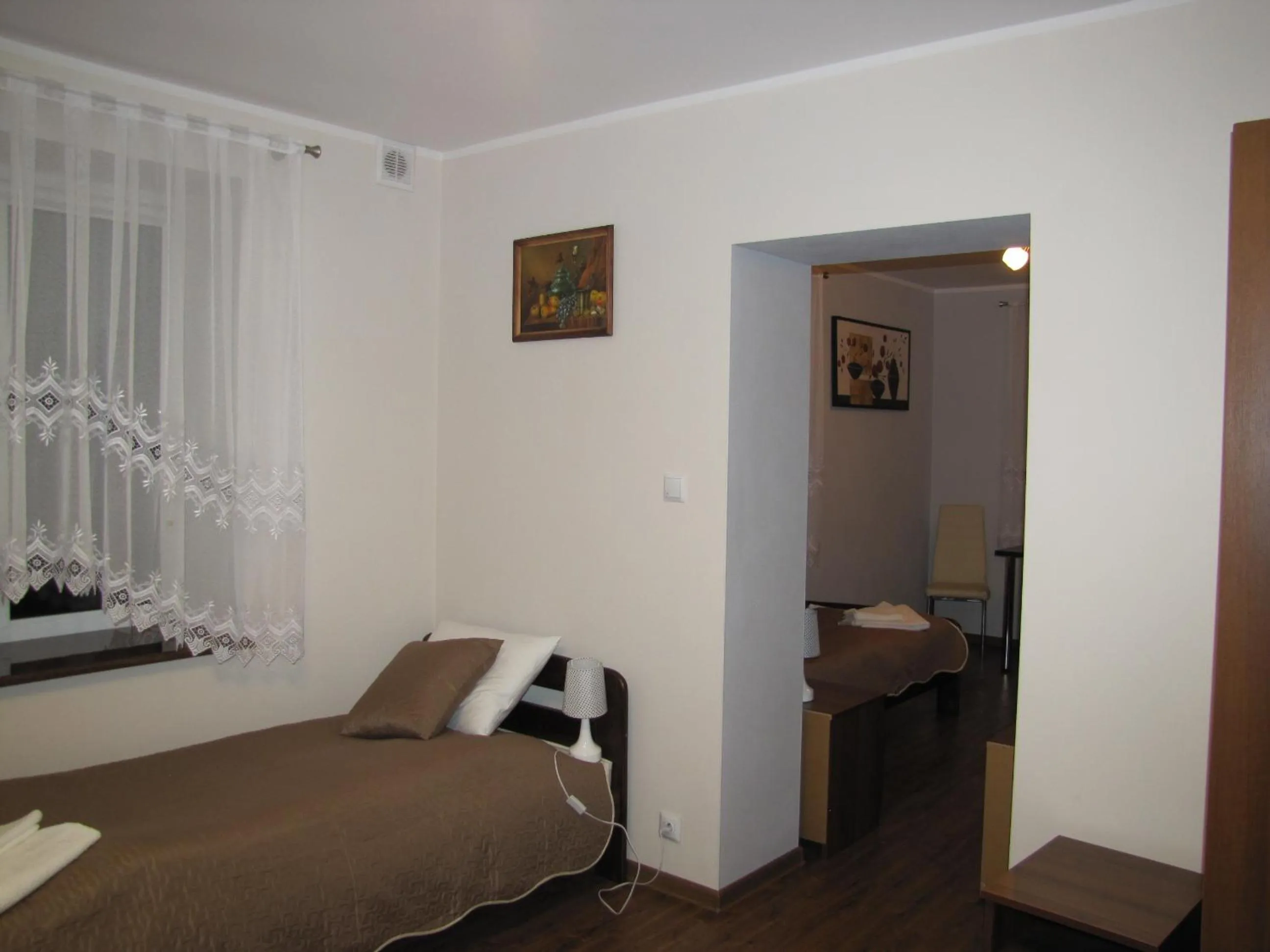 Photo of the whole room, Bed in Heveliusz