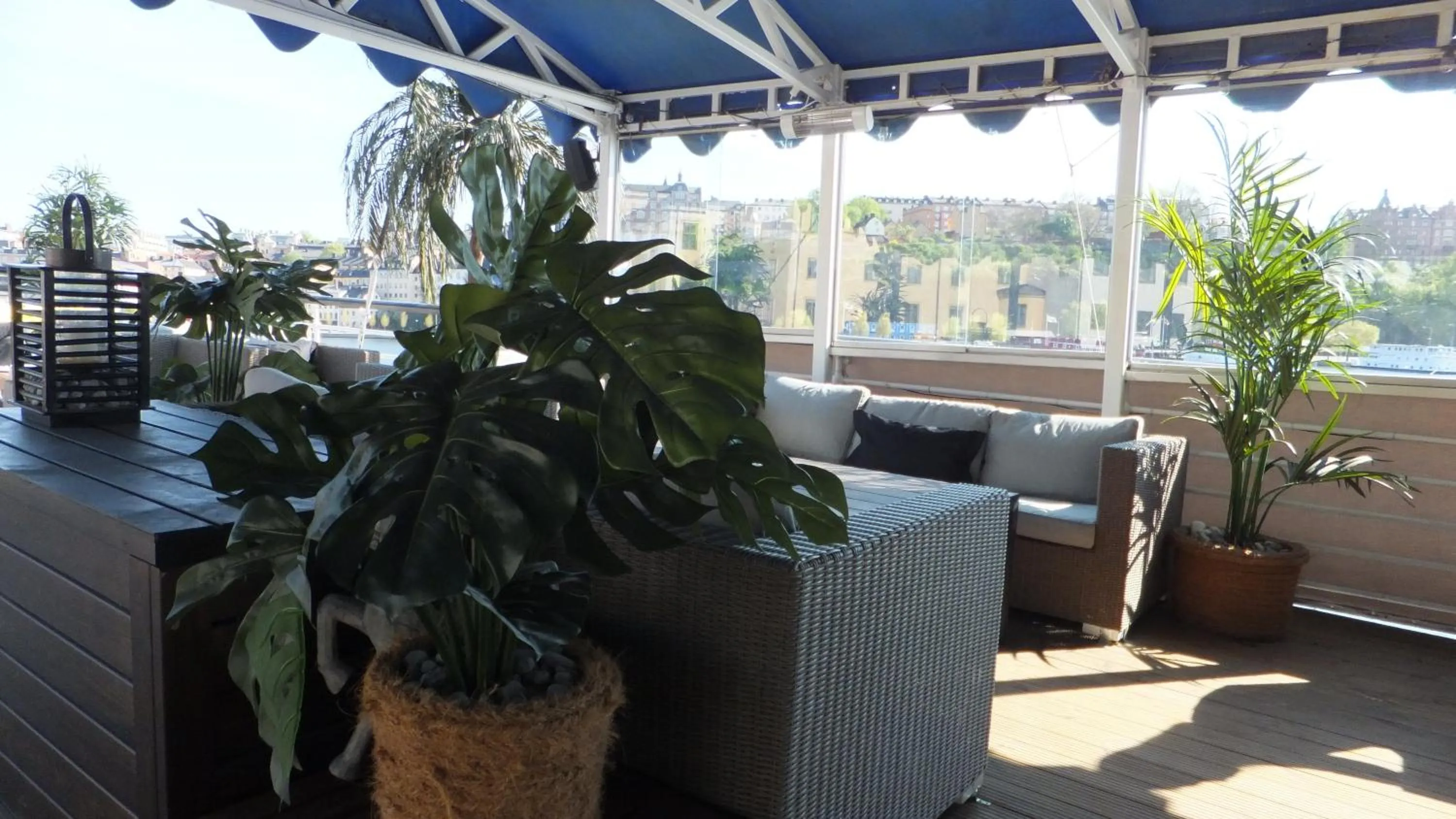 Decorative detail in Mälardrottningen Yacht Hotel