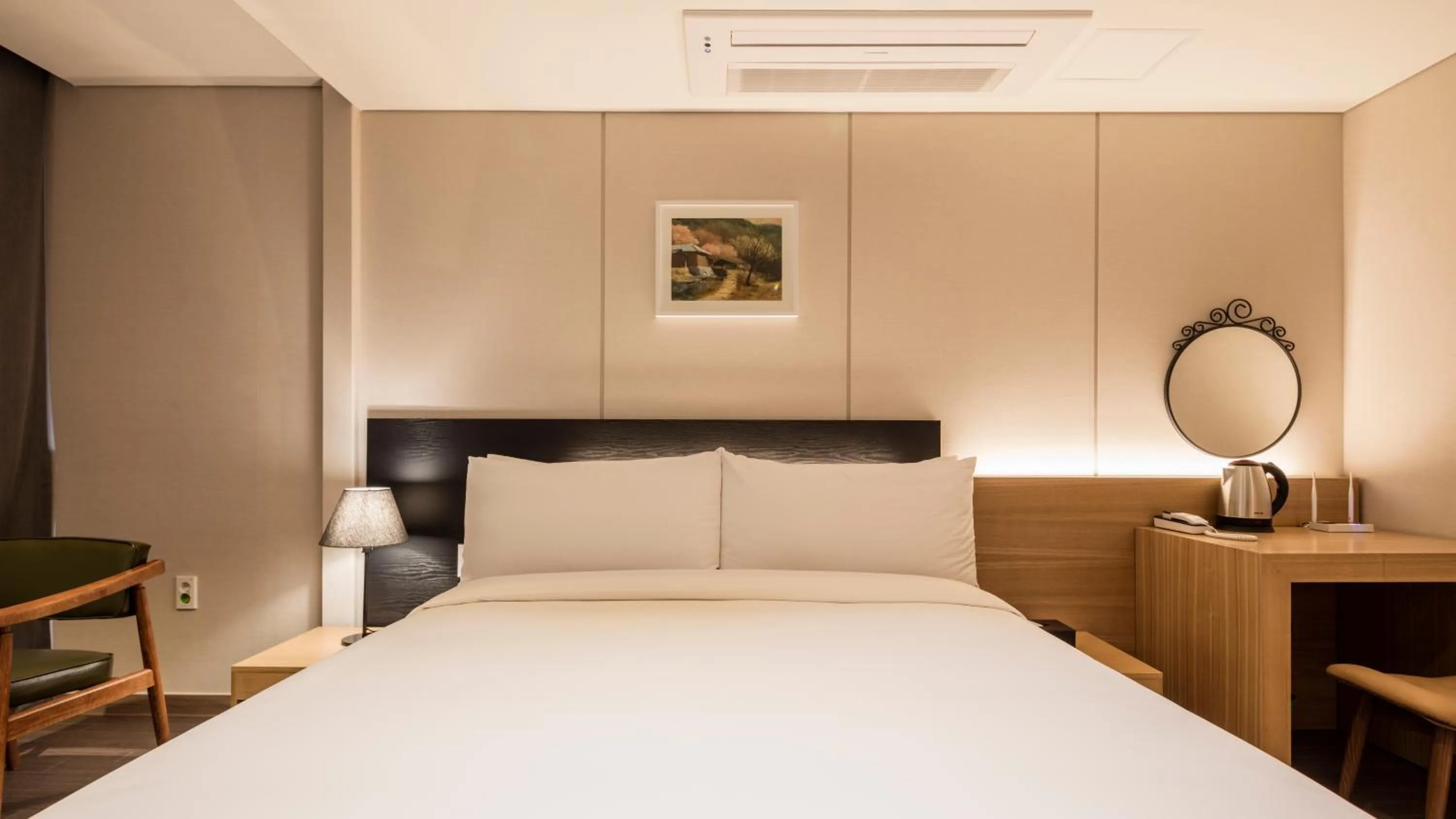 Bed in The First Stay Hotel