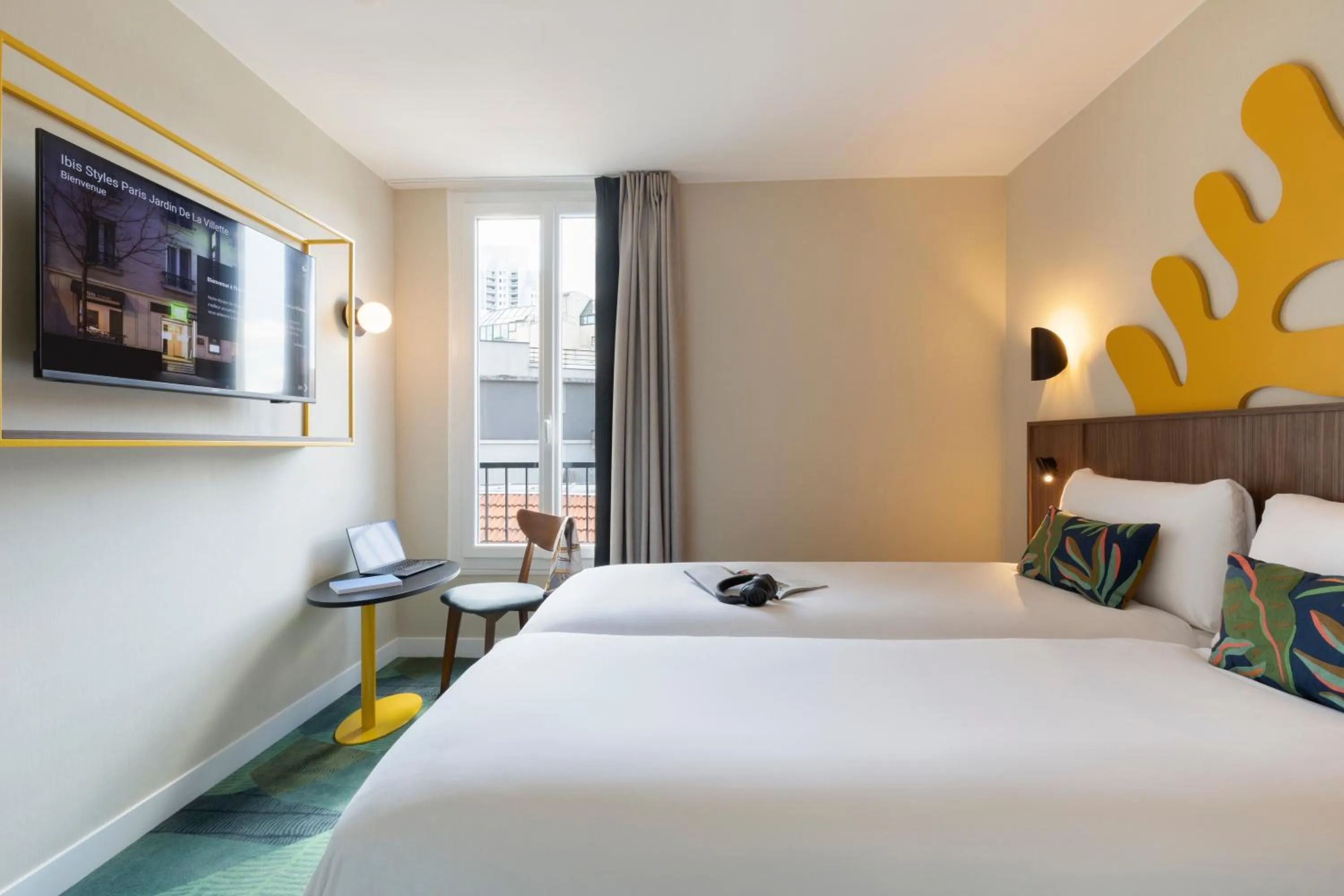 Photo of the whole room, Bed in Ibis Styles Paris Jardin de la Villette - Rénové en 2025