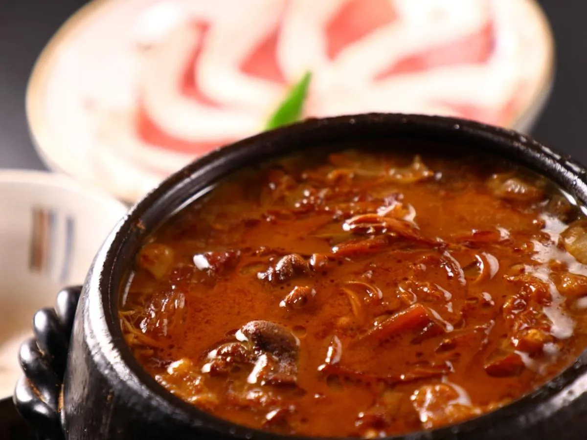 Food close-up in Minshuku Ryokan Kawai