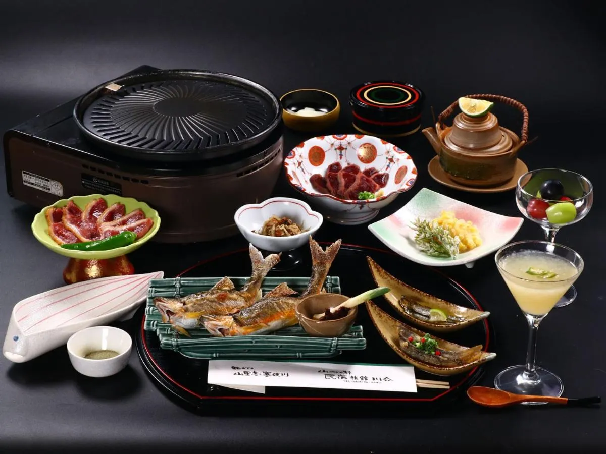 Food close-up in Minshuku Ryokan Kawai