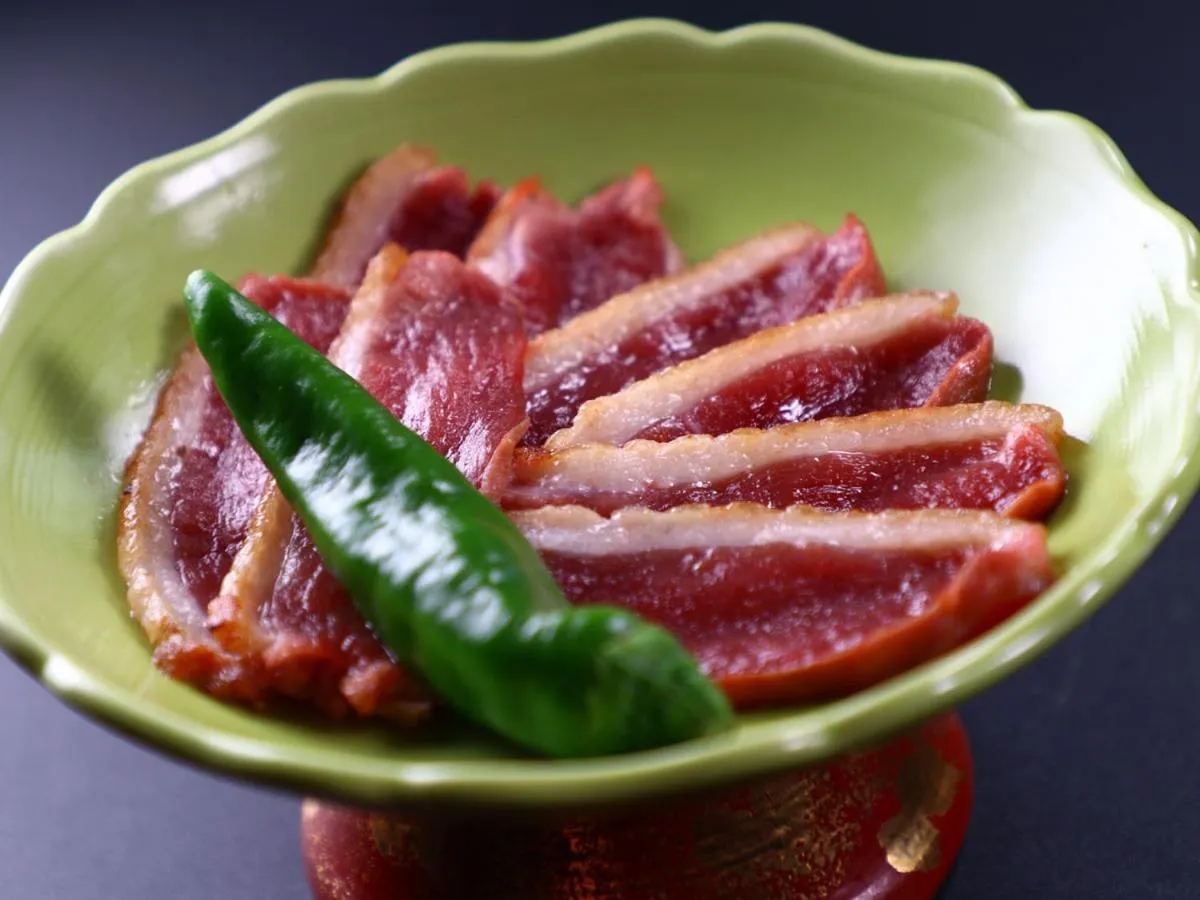 Food close-up in Minshuku Ryokan Kawai