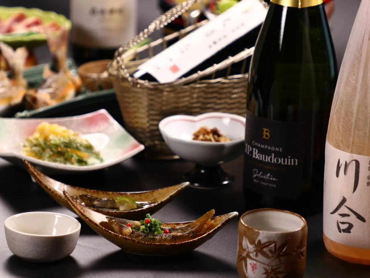 Food close-up in Minshuku Ryokan Kawai