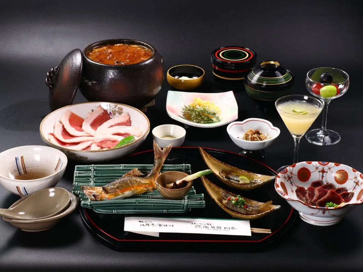 Food close-up in Minshuku Ryokan Kawai