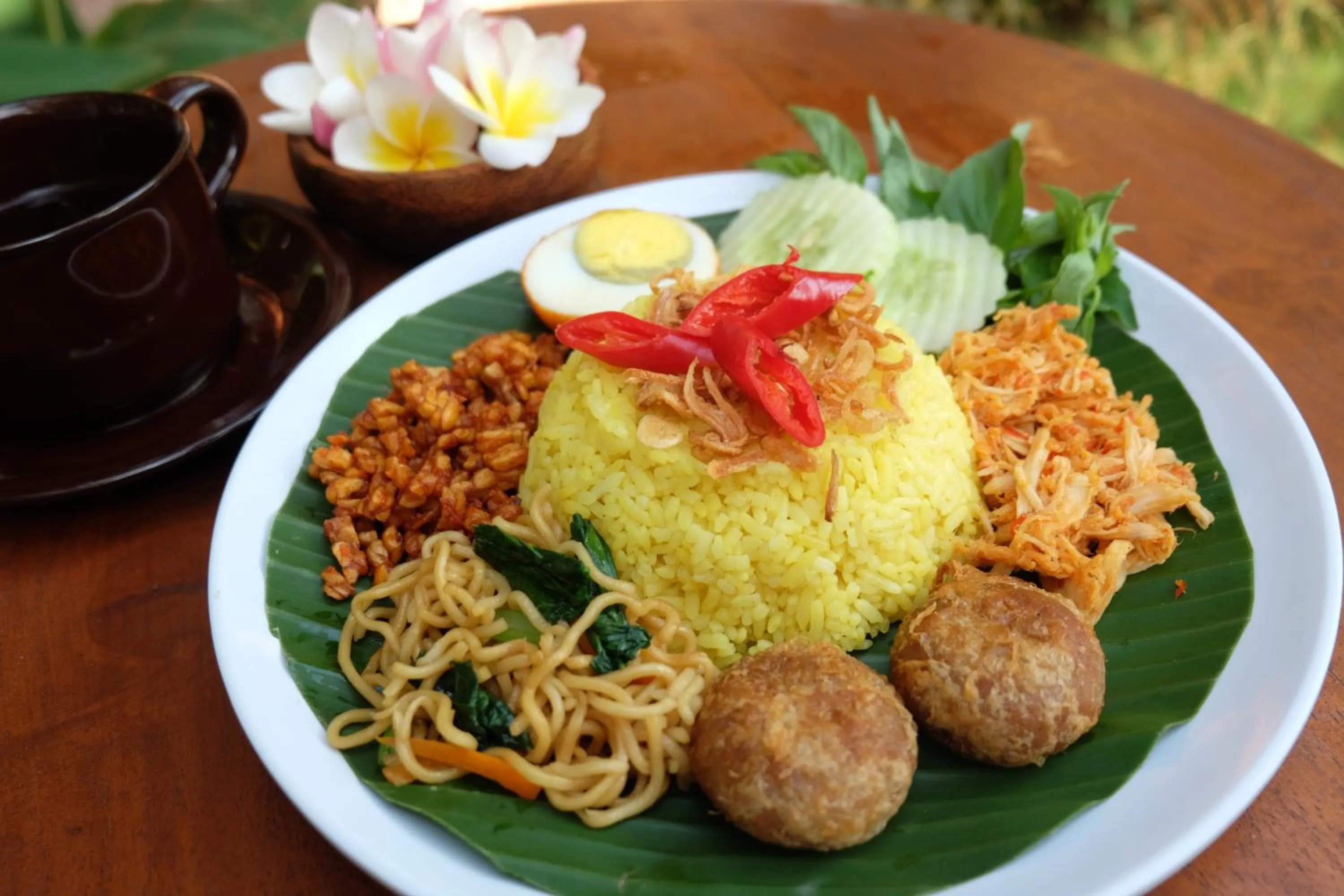 Asian breakfast in D'Pande Kuta