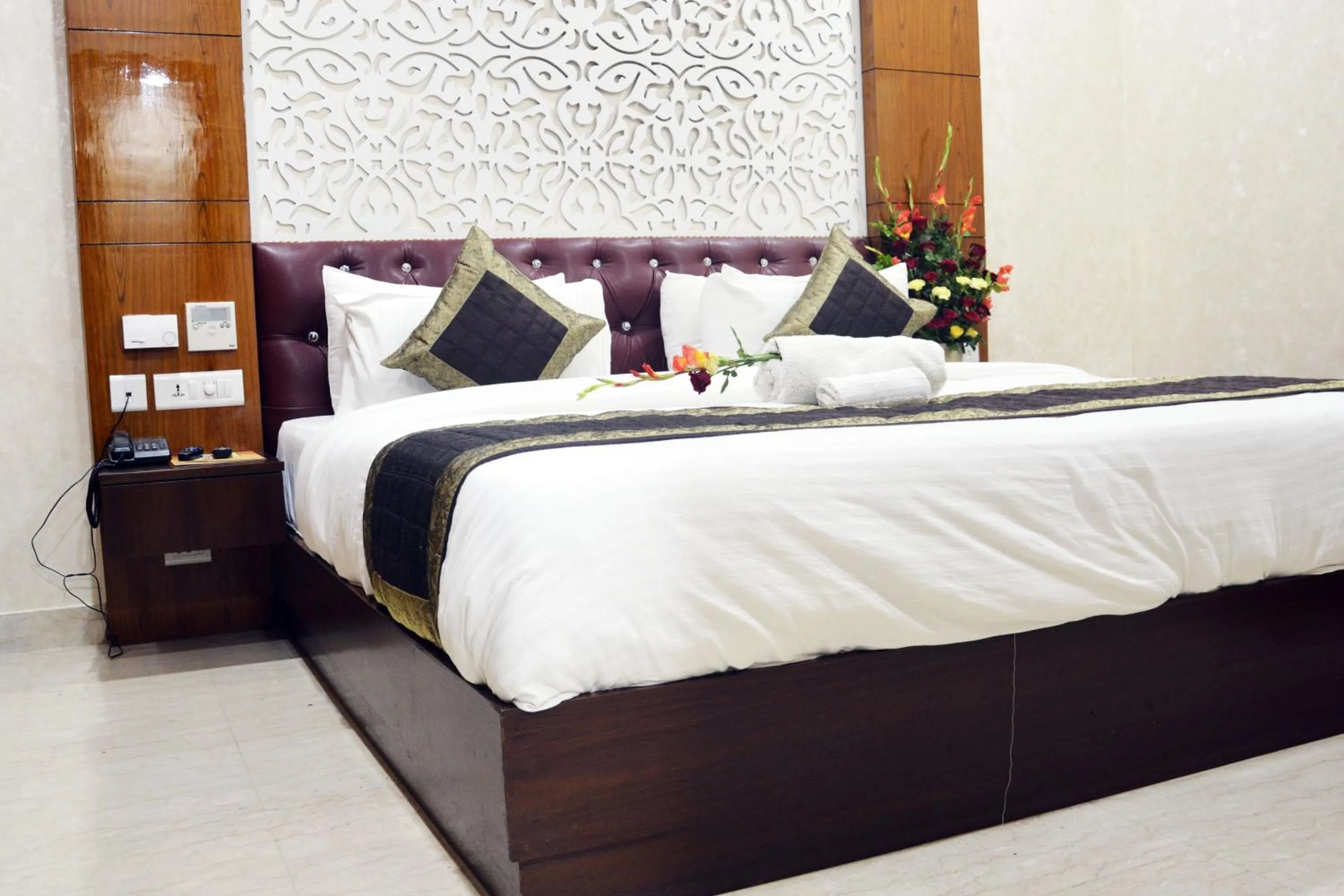 Bedroom, Bed in Trinity Corporate Udyog Vihar