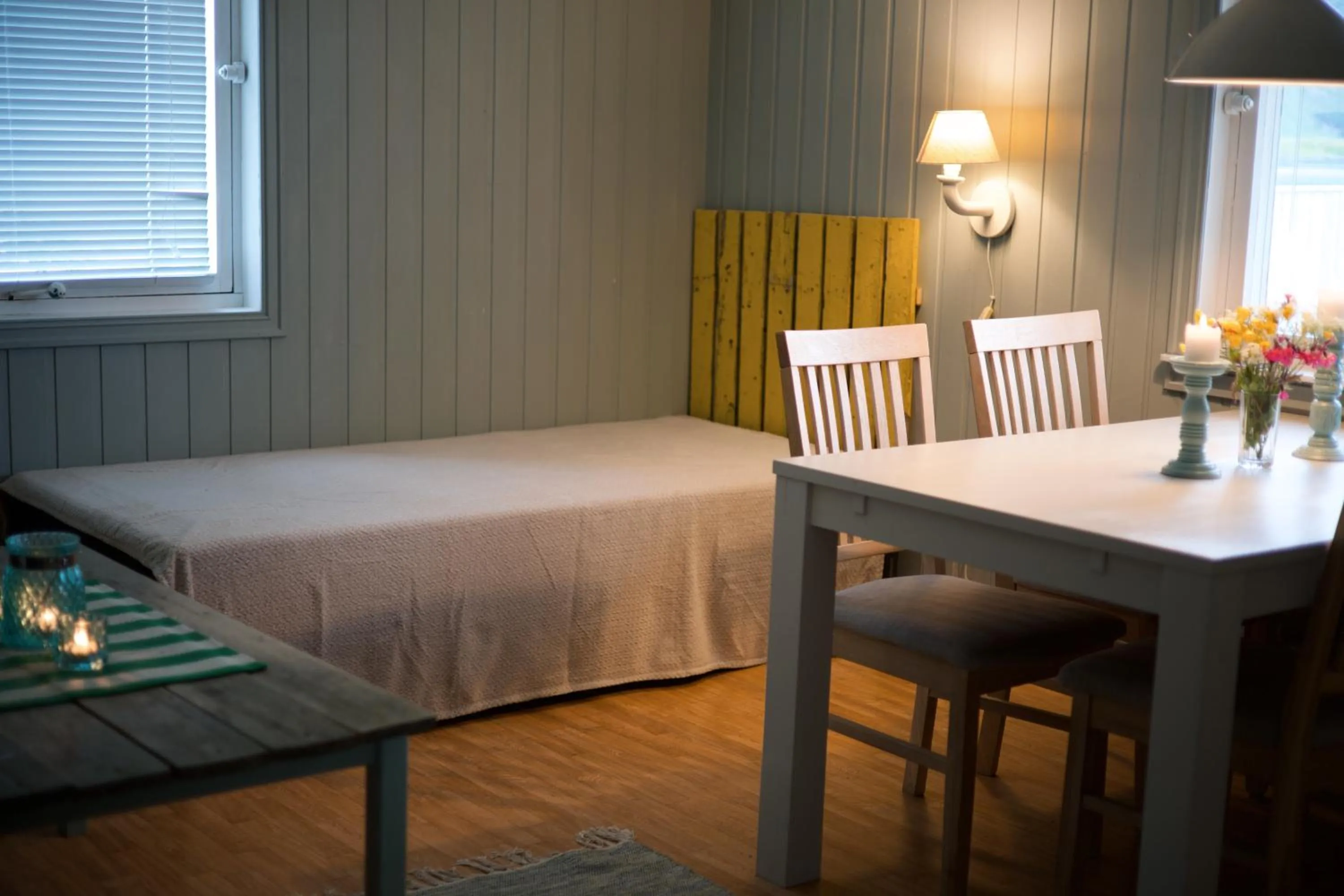 Bed in Lydersen Rorbuer Budget Hostel & Private Apartments