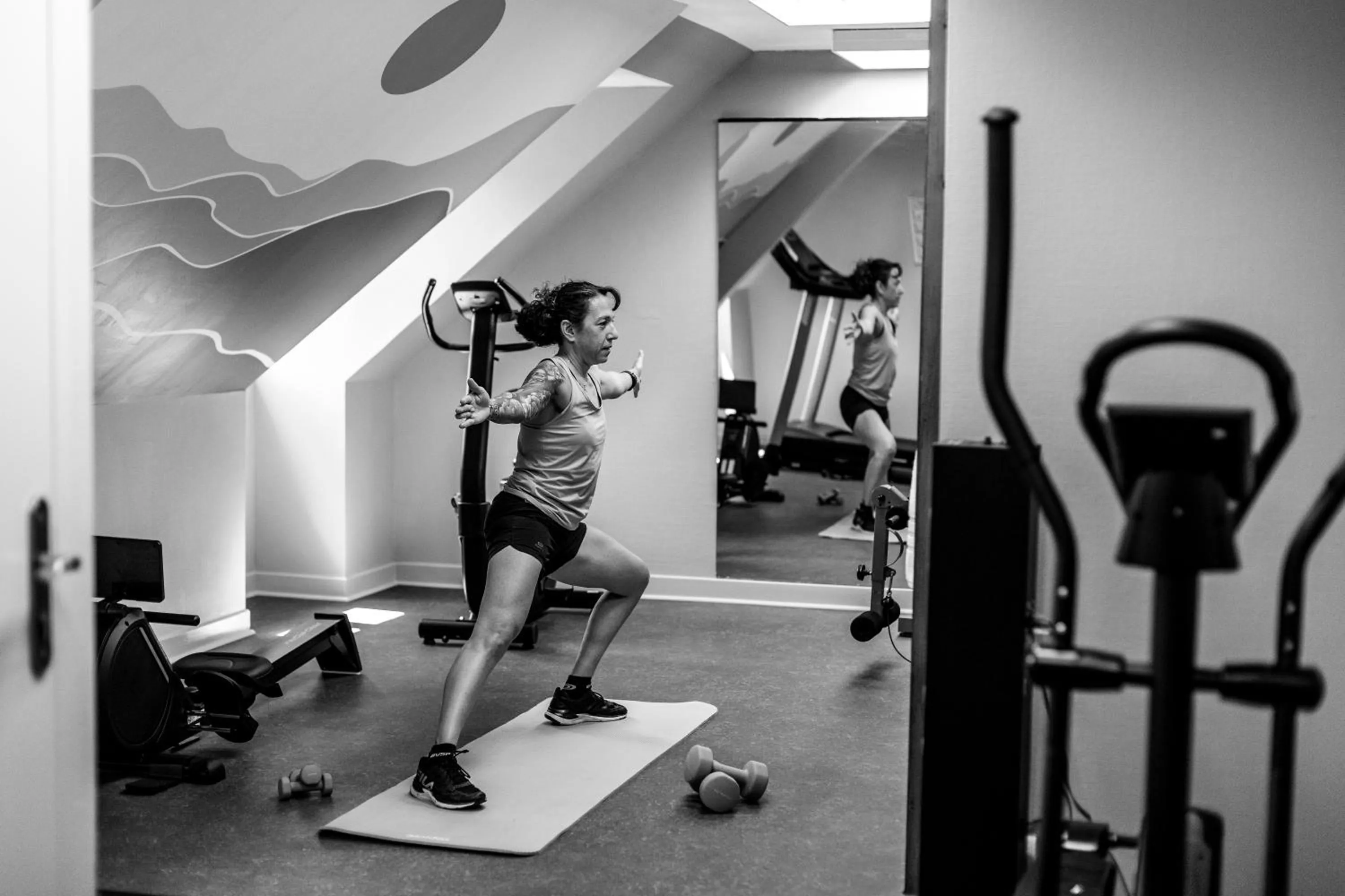 Fitness centre/facilities in Best Western Le Pont d'Or