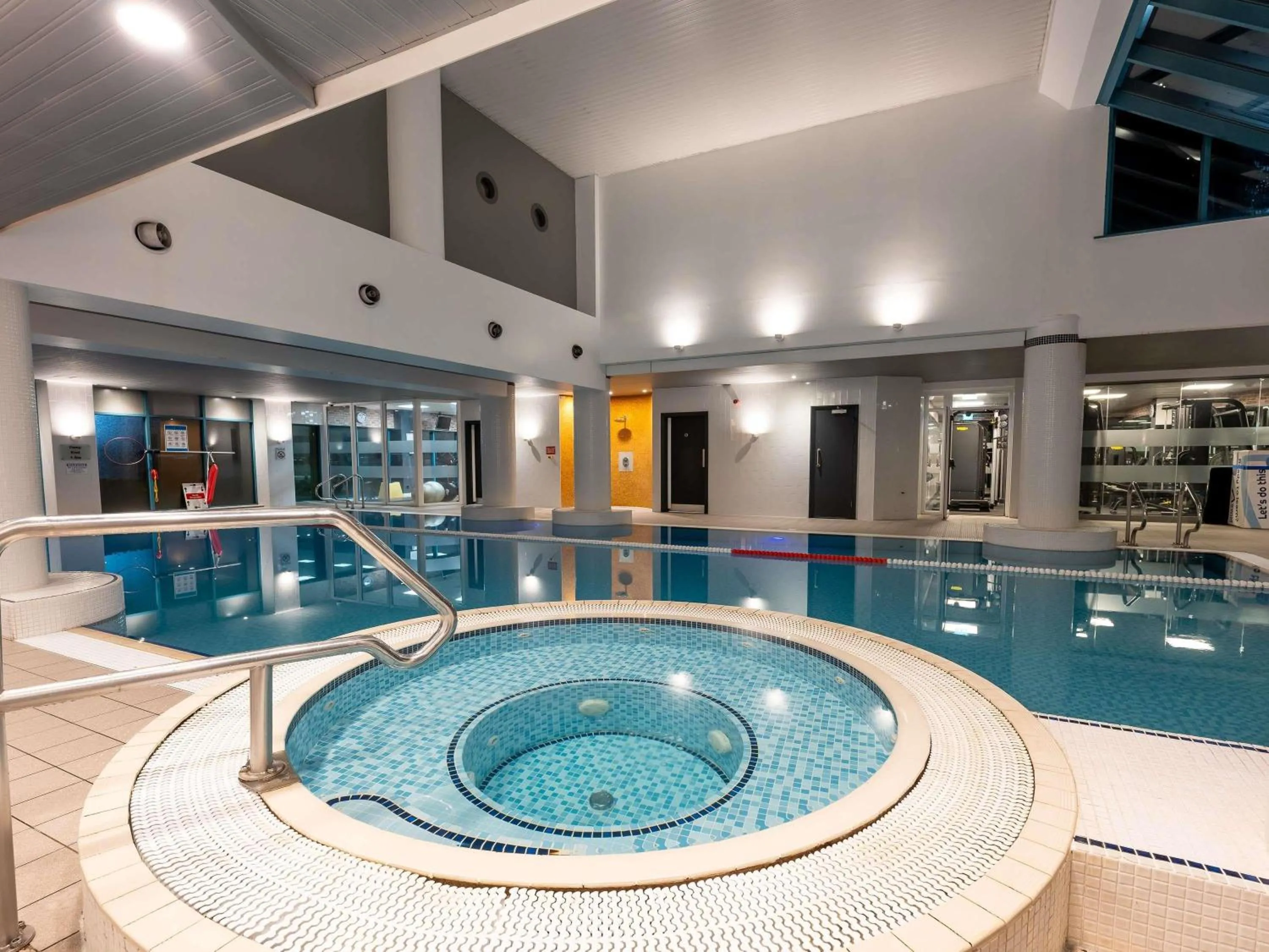 Pool view in Novotel Cardiff Centre