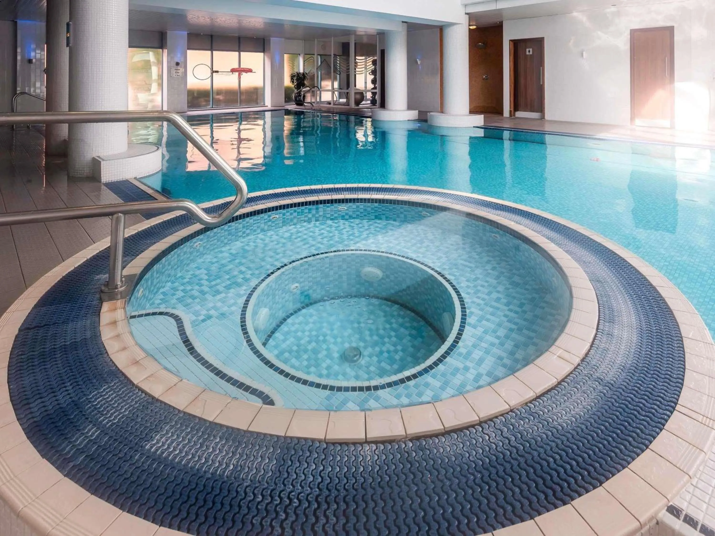 Pool view in Novotel Cardiff Centre