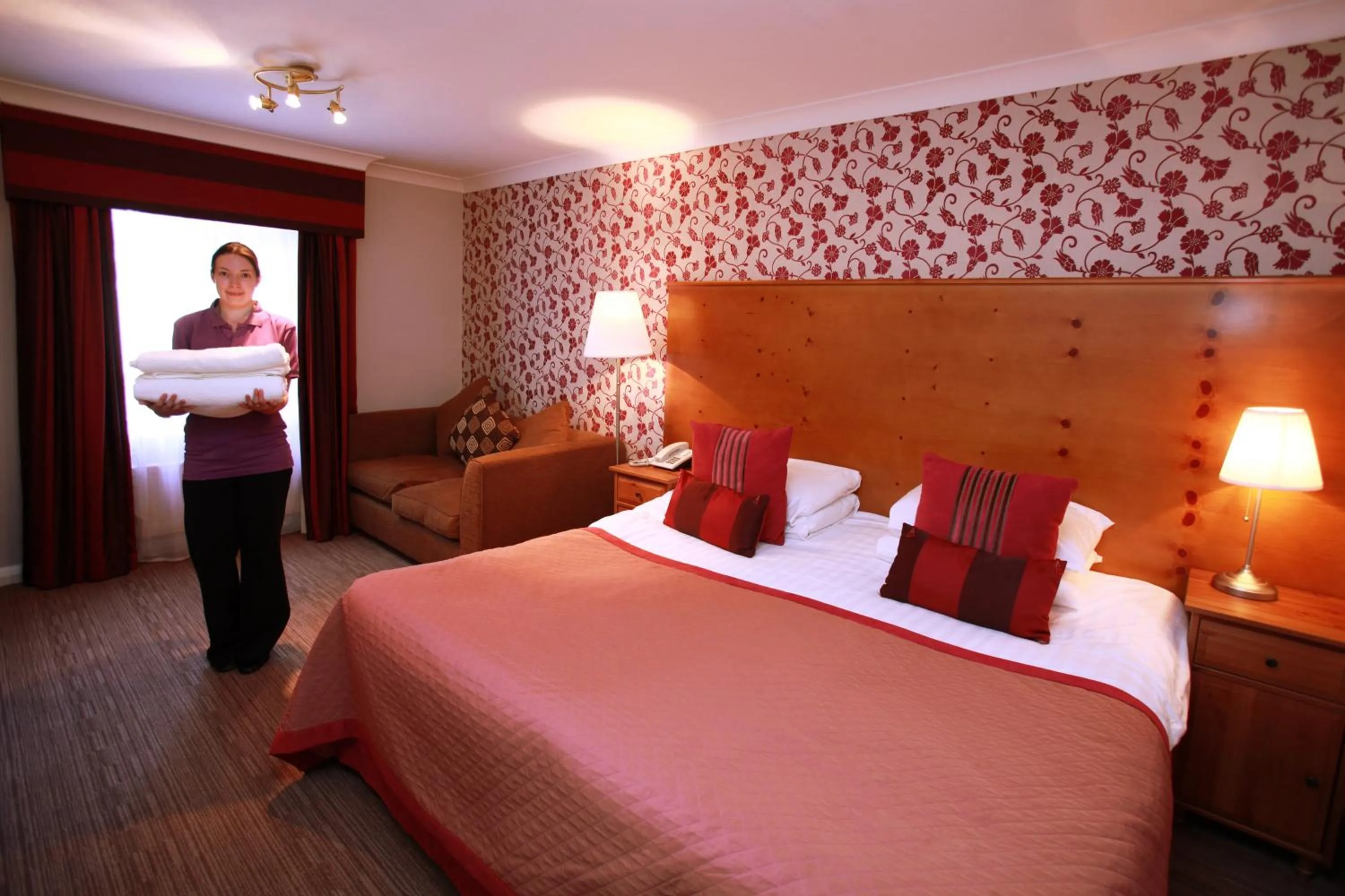 Bed in The Old Palace Lodge