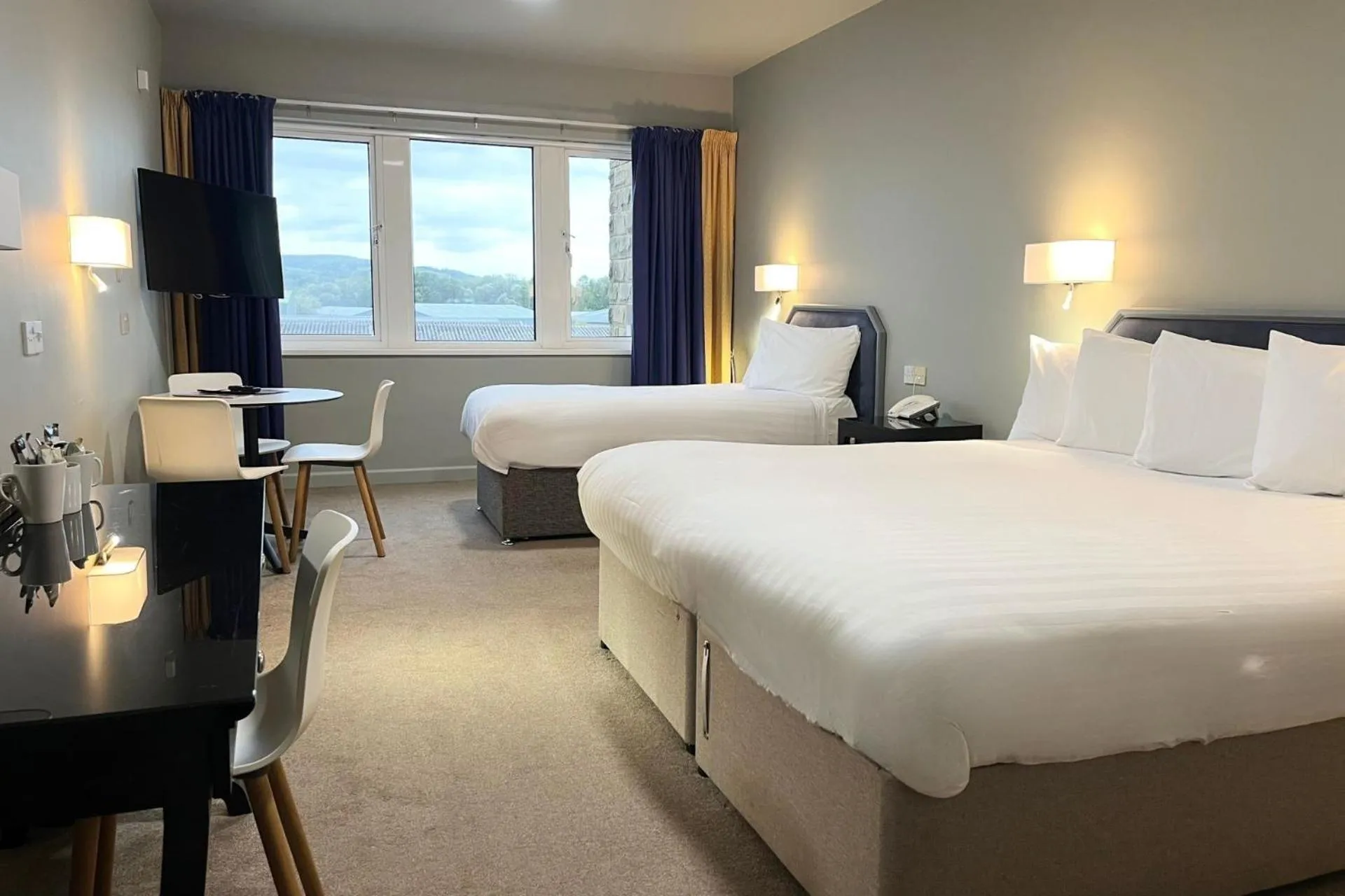 Bedroom, Bed in Skipton Hotel - formerly known as Hotel Rendezvous-Skipton