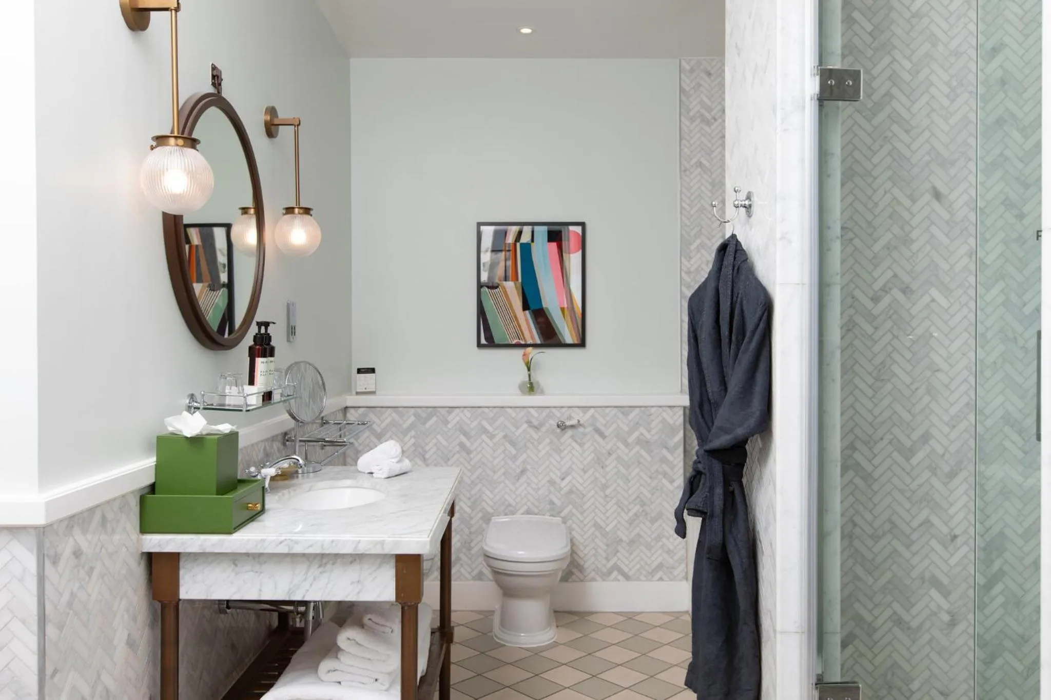 Bathroom in Kimpton Charlotte Square by IHG
