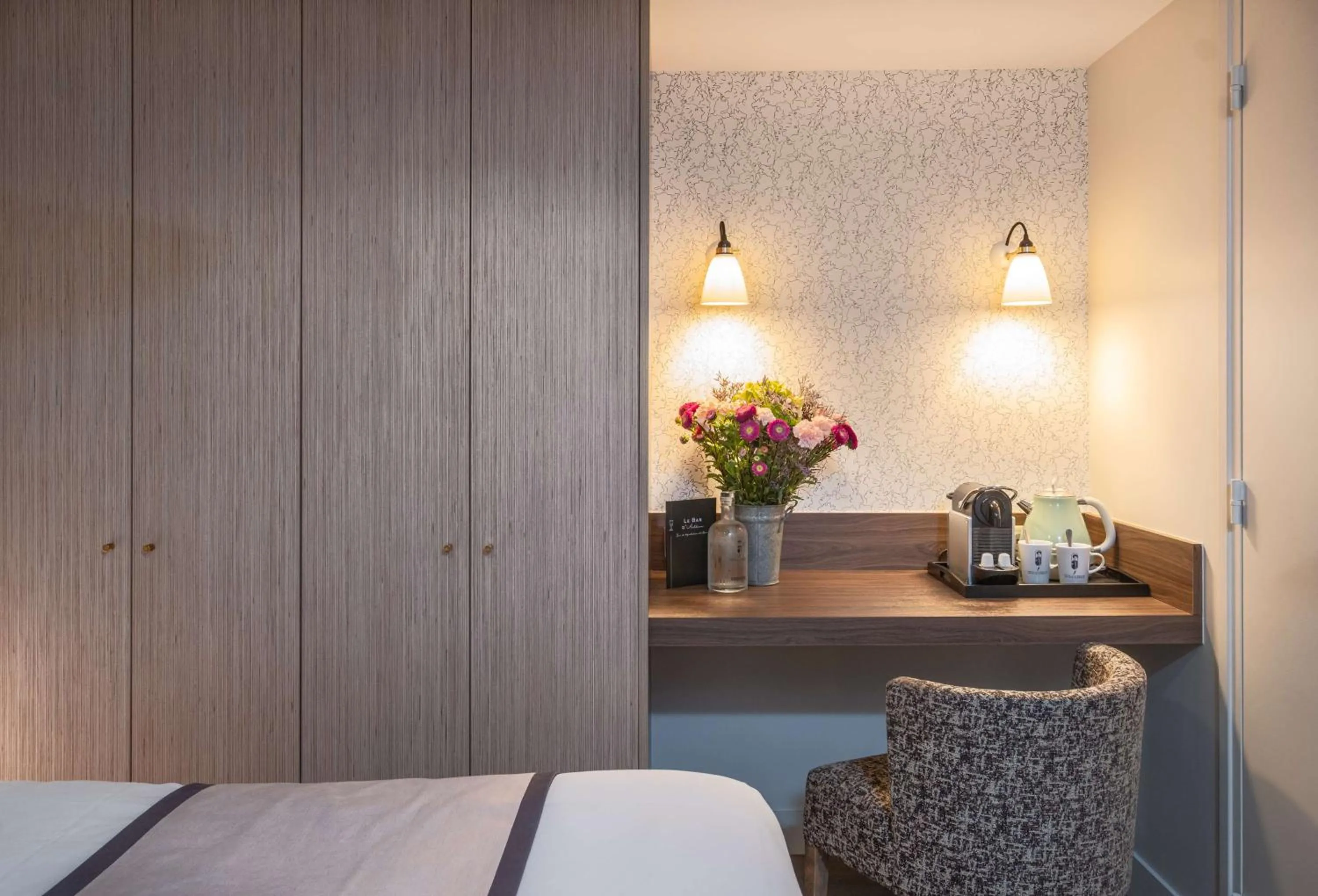 Bedroom, Bed in Hôtel Littéraire Arthur Rimbaud, BW Signature Collection