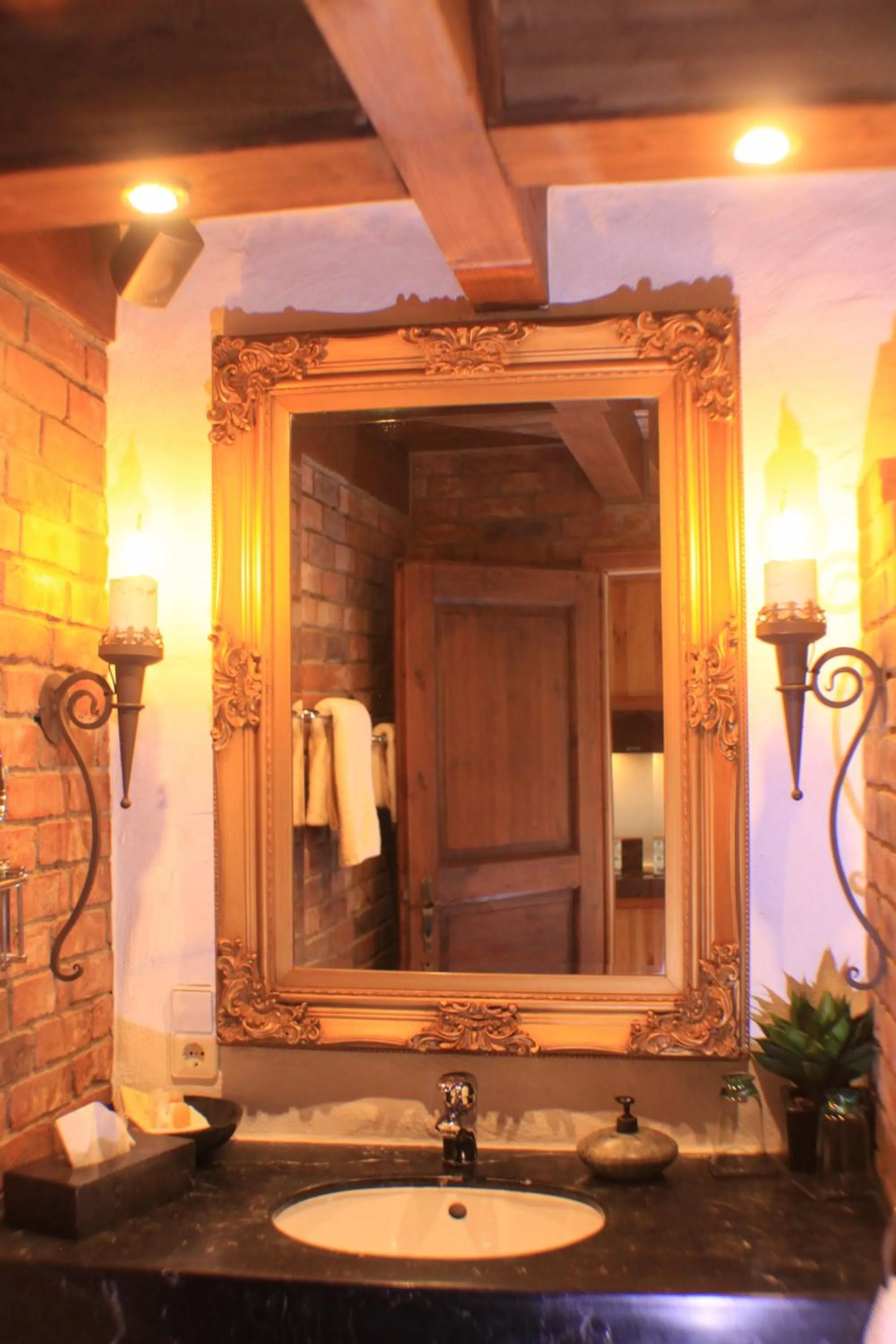 Bathroom in Hazienda Apartmenthotel - Für ein paar Tage oder monatelang