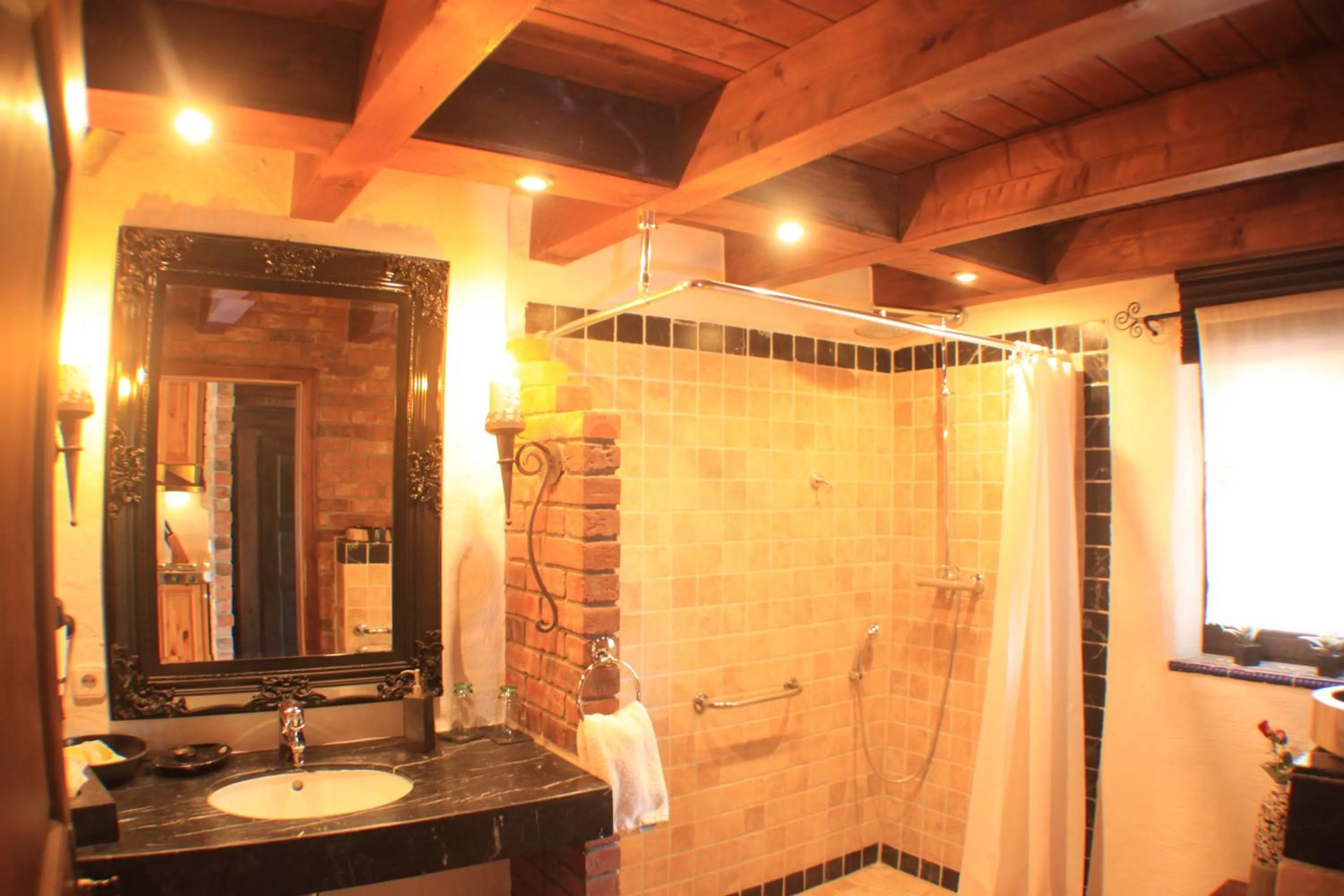 Bathroom in Hazienda Apartmenthotel - Für ein paar Tage oder monatelang