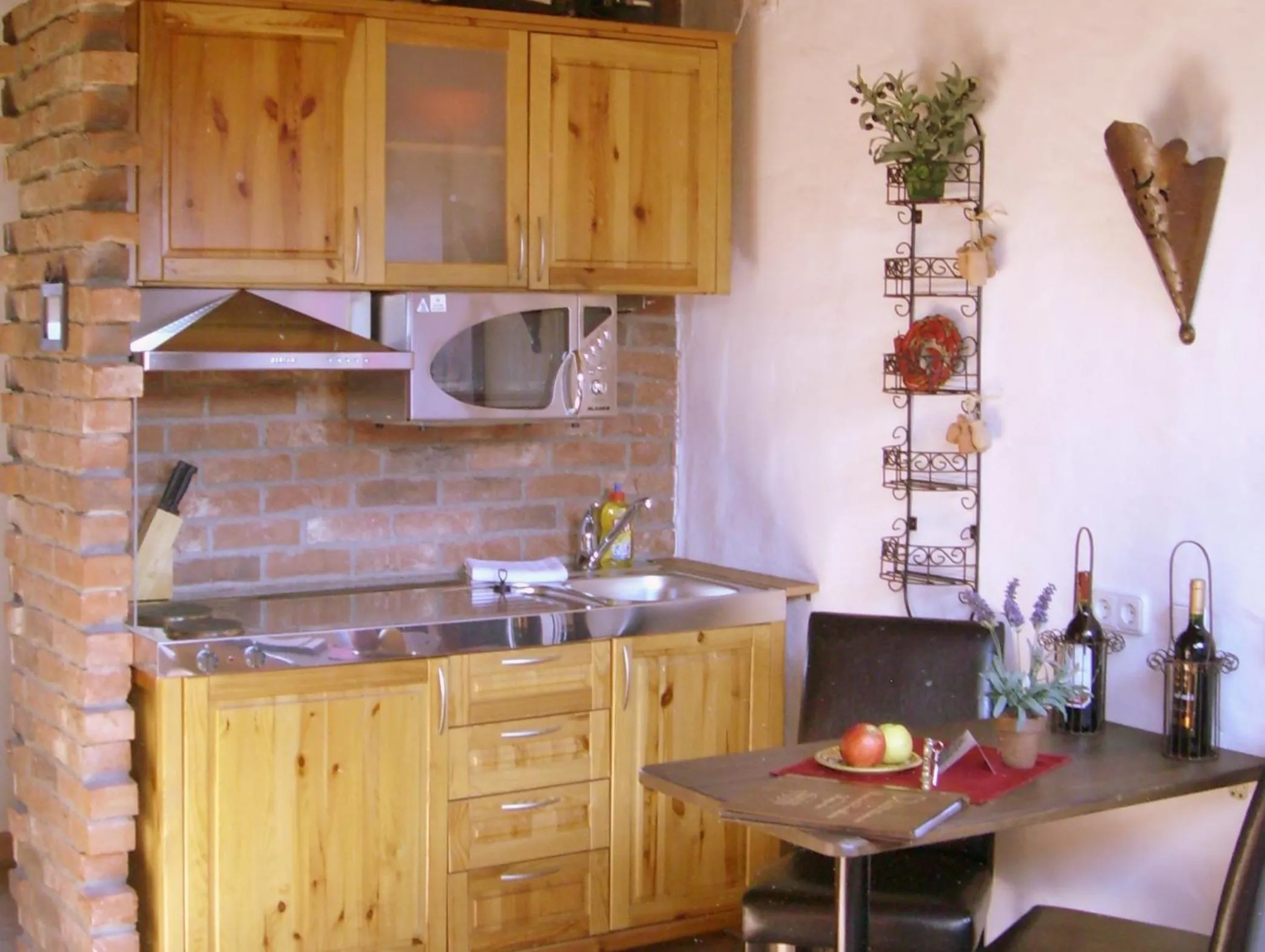 Kitchen or kitchenette in Hazienda Apartmenthotel - Für ein paar Tage oder monatelang