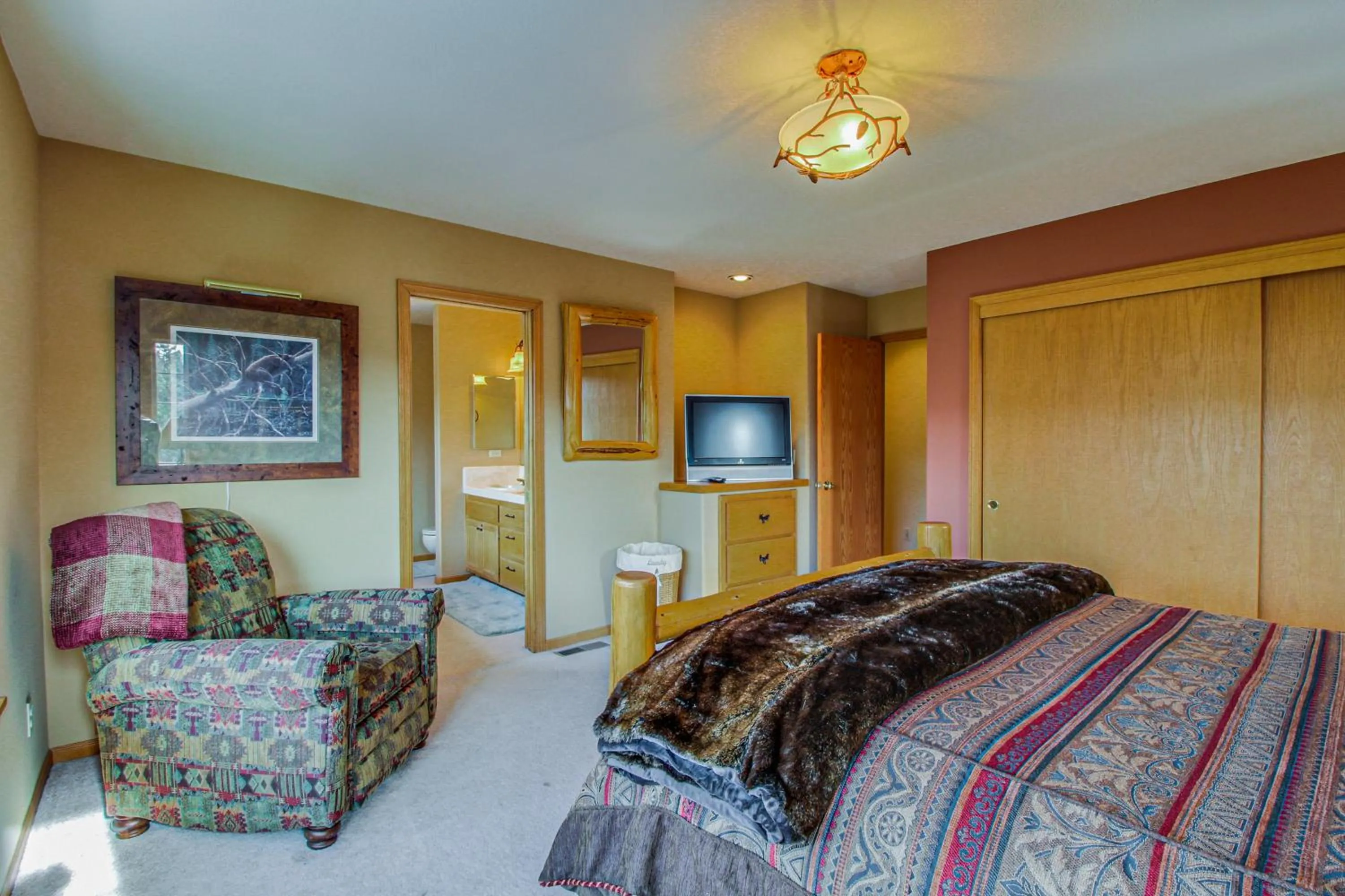 Bed in Hillside View Home