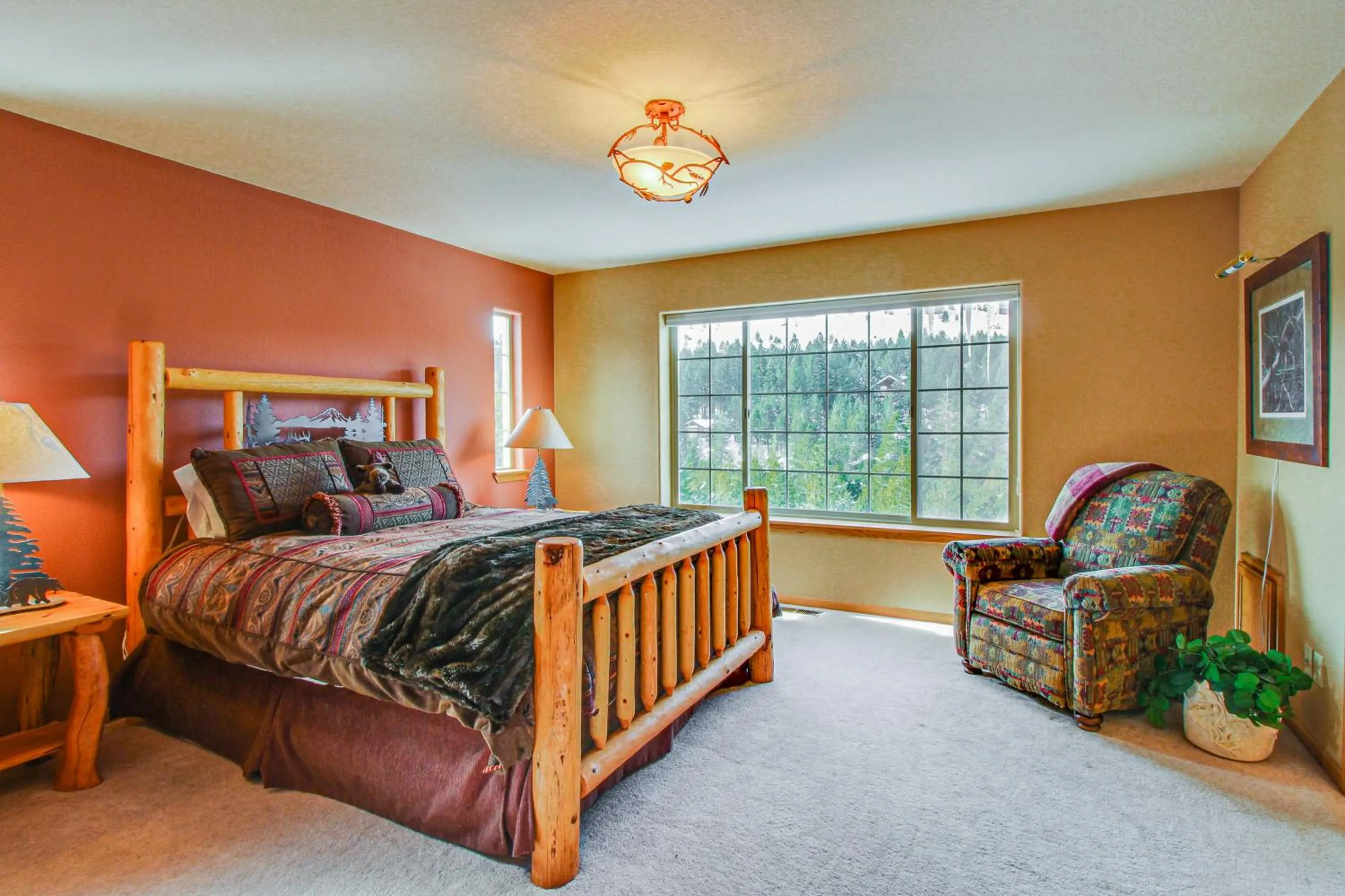 Bed in Hillside View Home