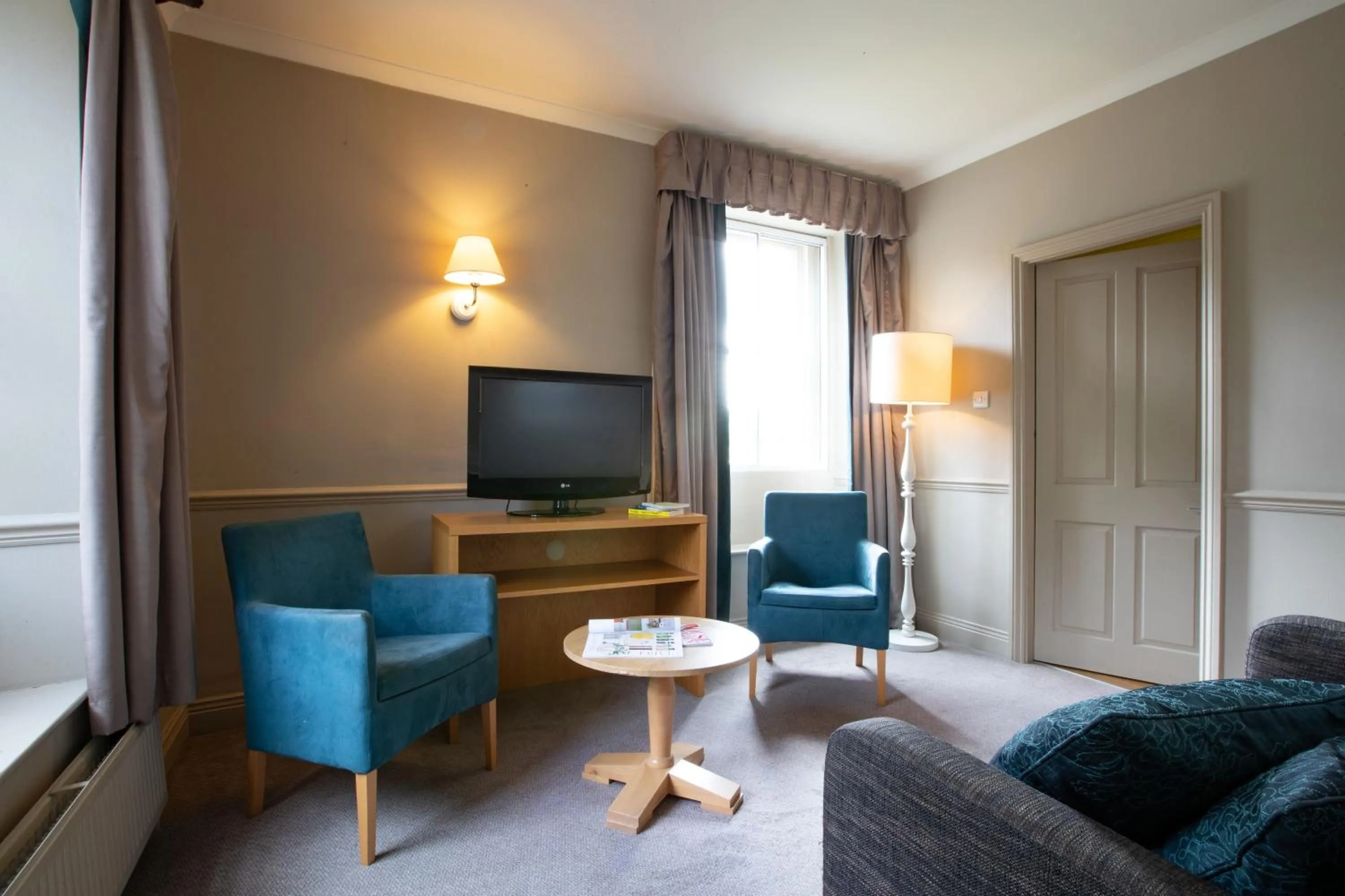 Seating area in George Hotel