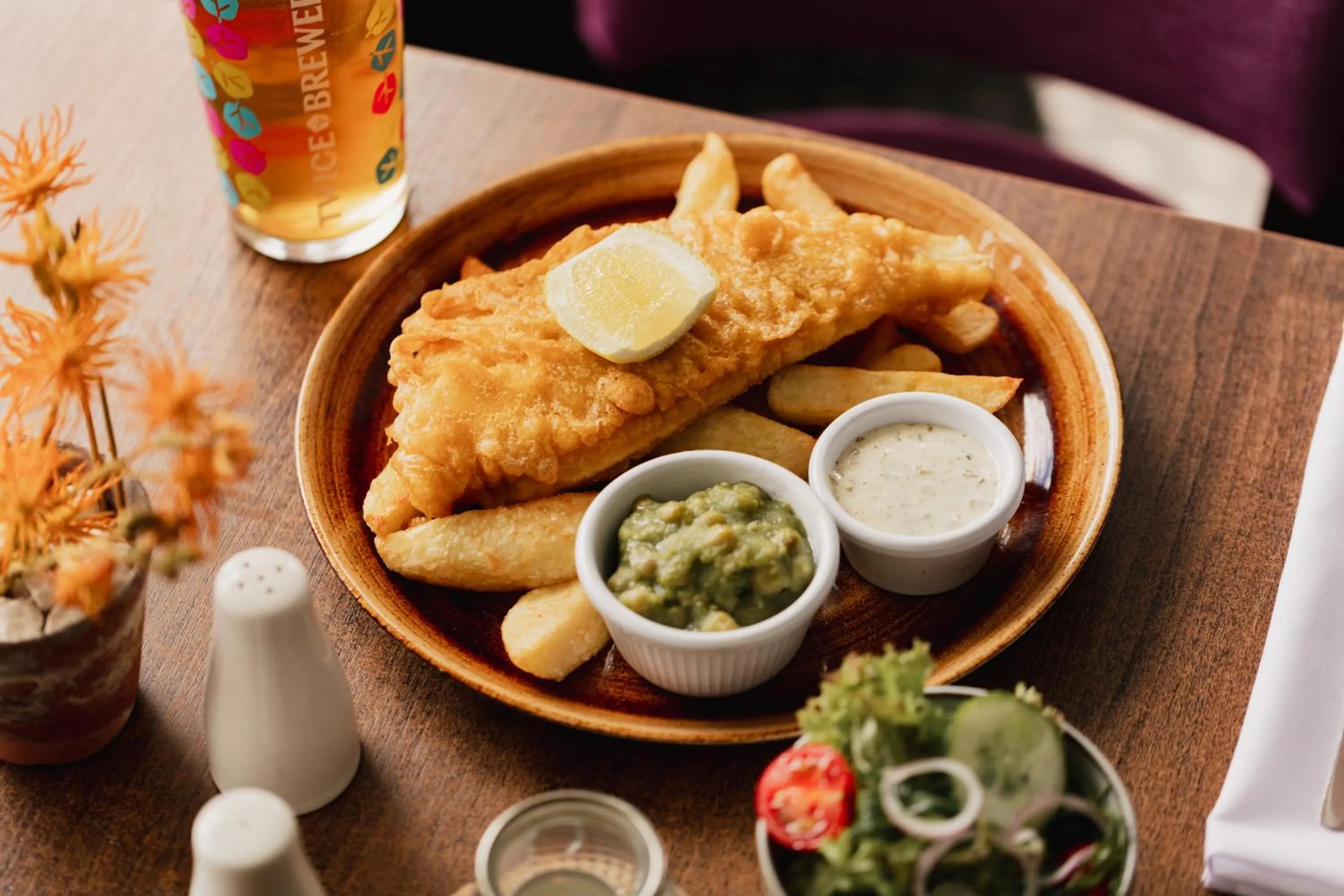 Food and drinks in George Hotel