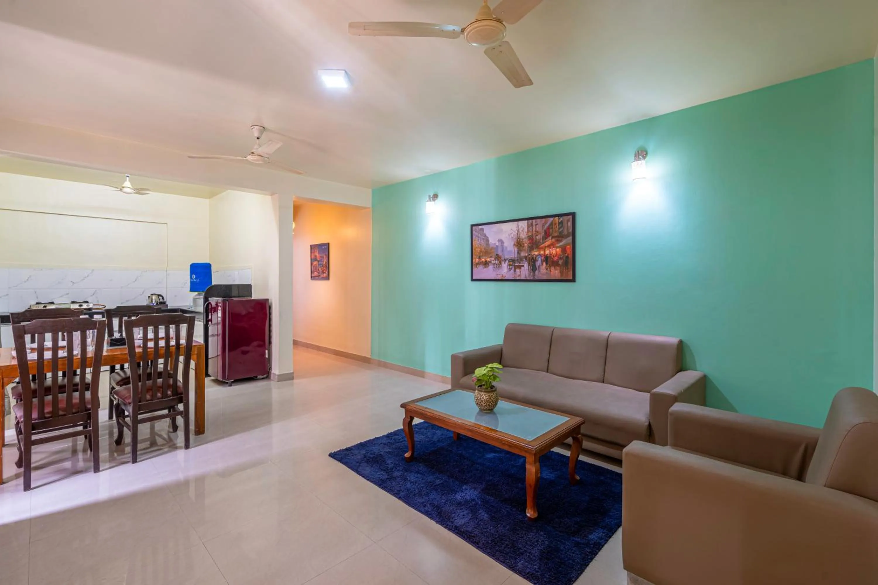 Living room in StayBird - Icon Bliss, An Apartment Hotel, Kharadi