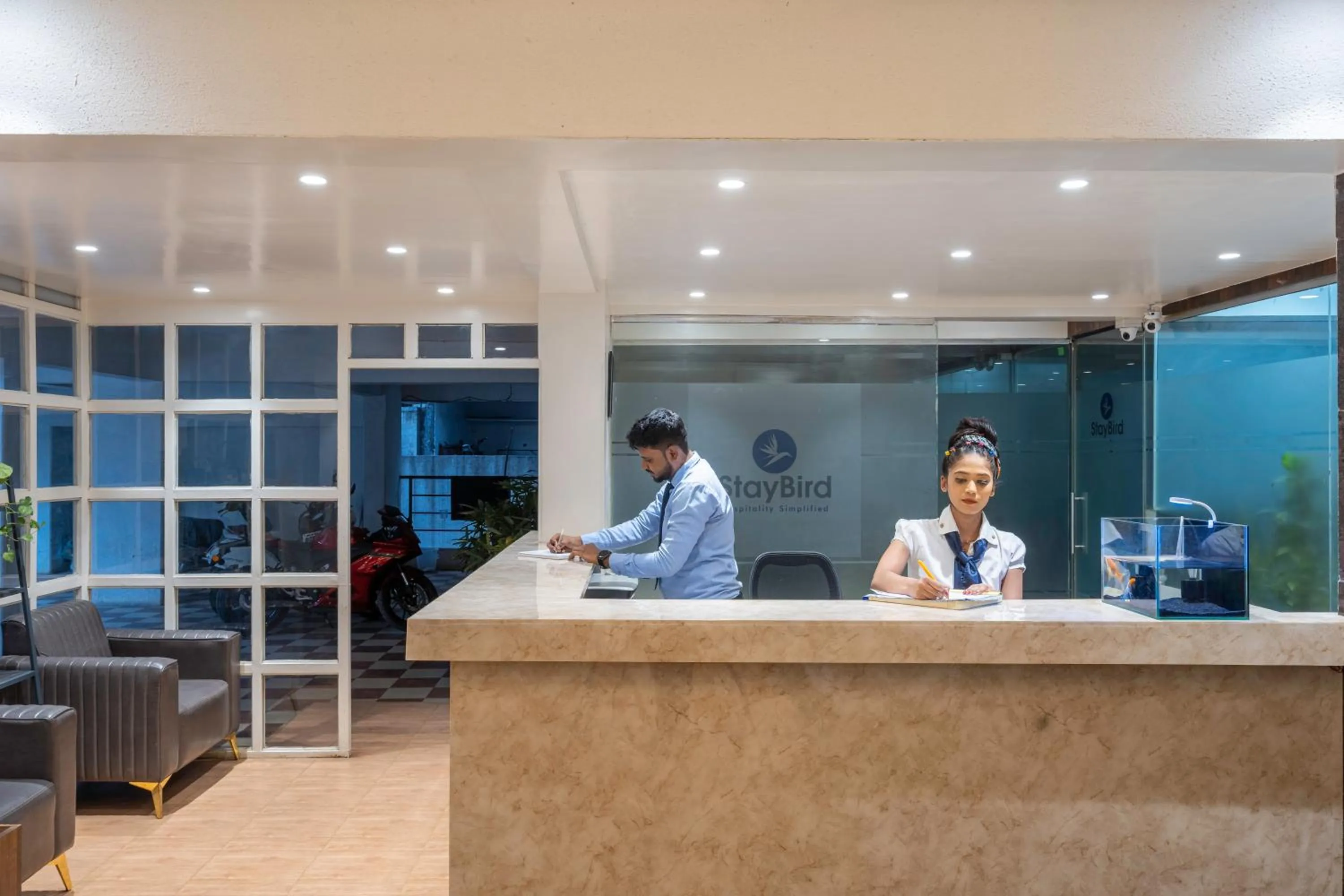 Lobby or reception in StayBird - Icon Bliss, An Apartment Hotel, Kharadi