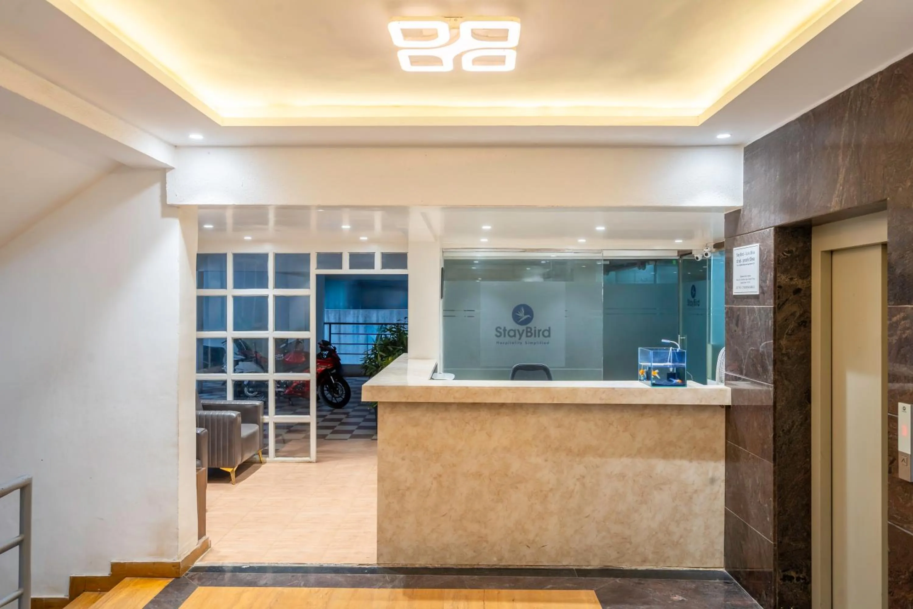 Lobby or reception in StayBird - Icon Bliss, An Apartment Hotel, Kharadi