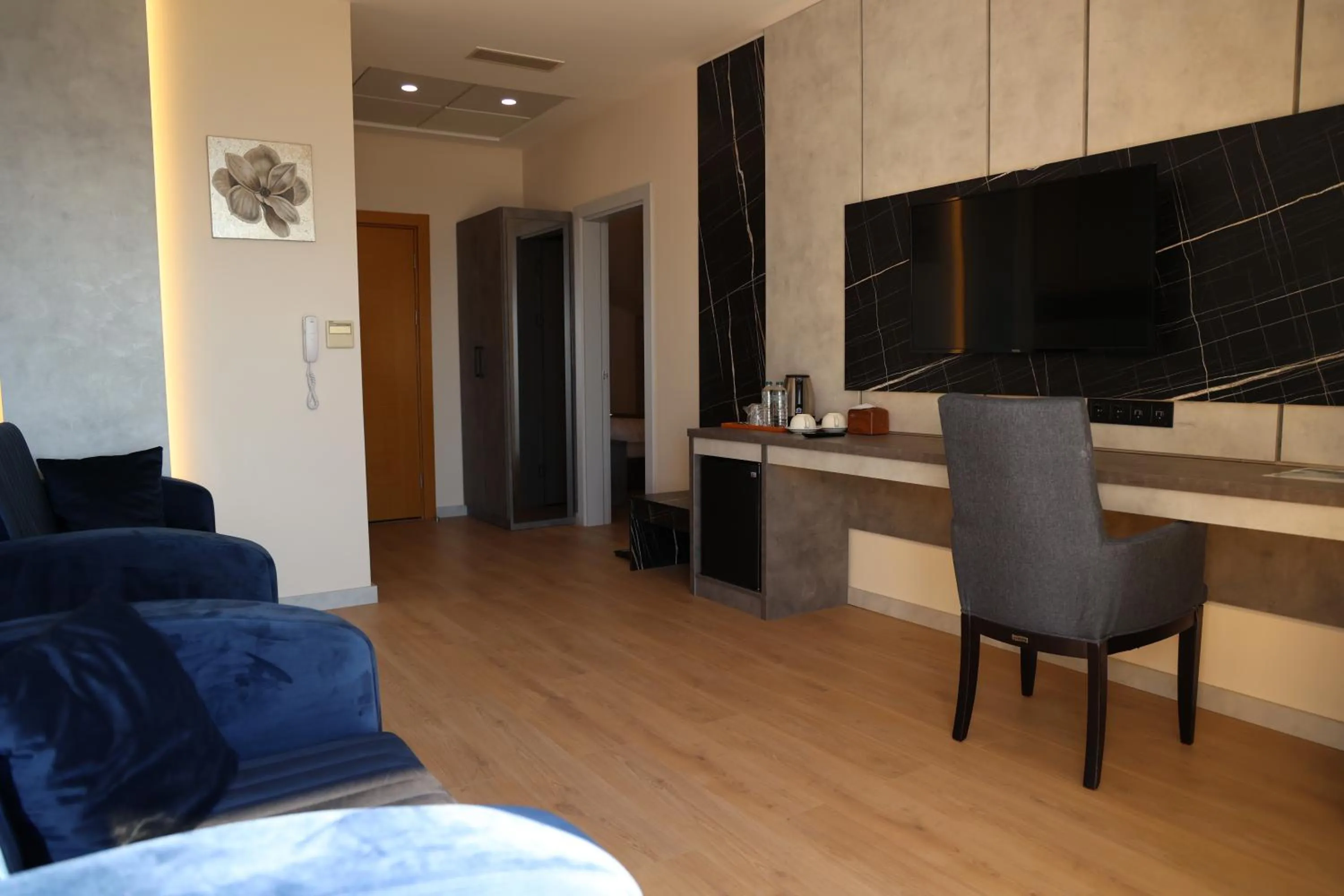 Seating area in Hotel Lazlakar