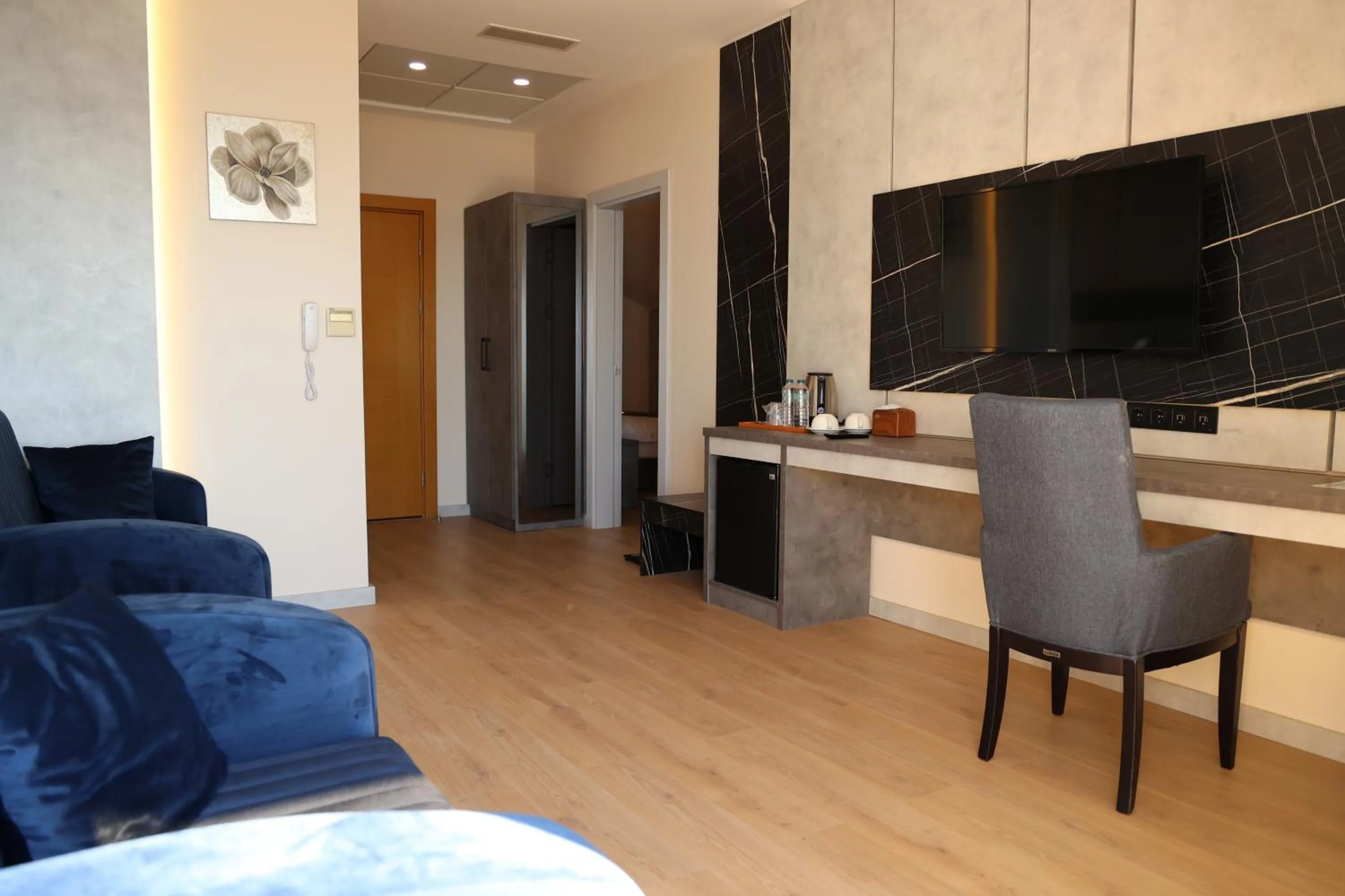 Seating area in Hotel Lazlakar