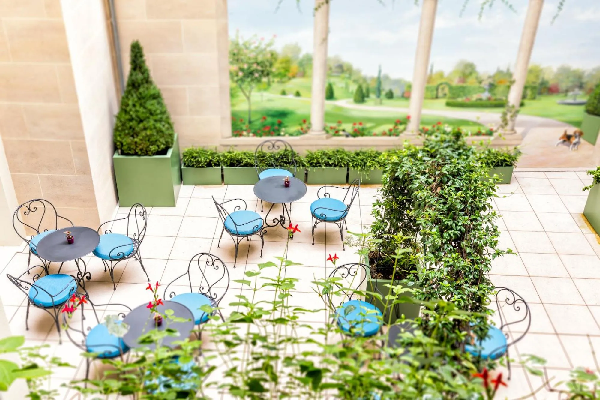 Balcony/Terrace in Villa Panthéon