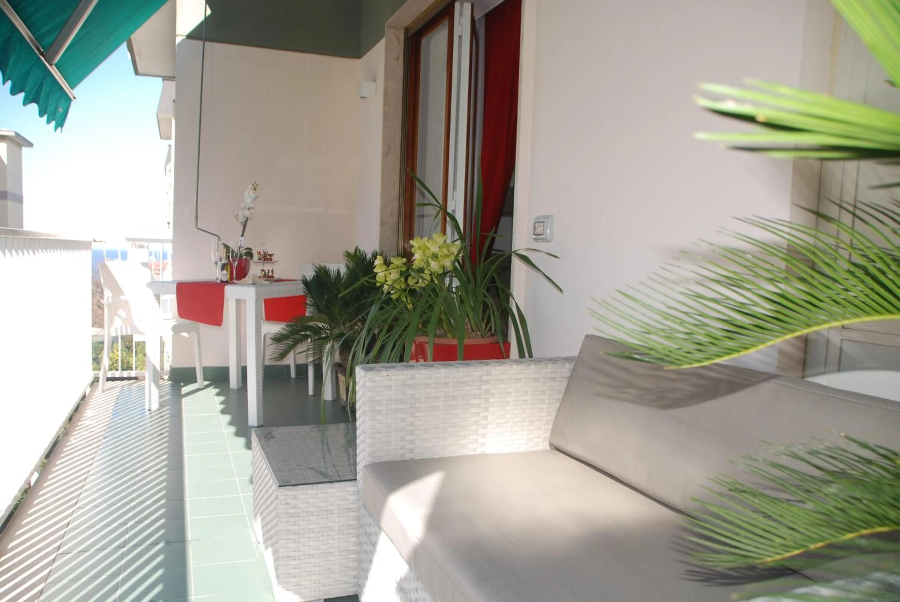 Balcony/Terrace in Al Parco II Rota B&B