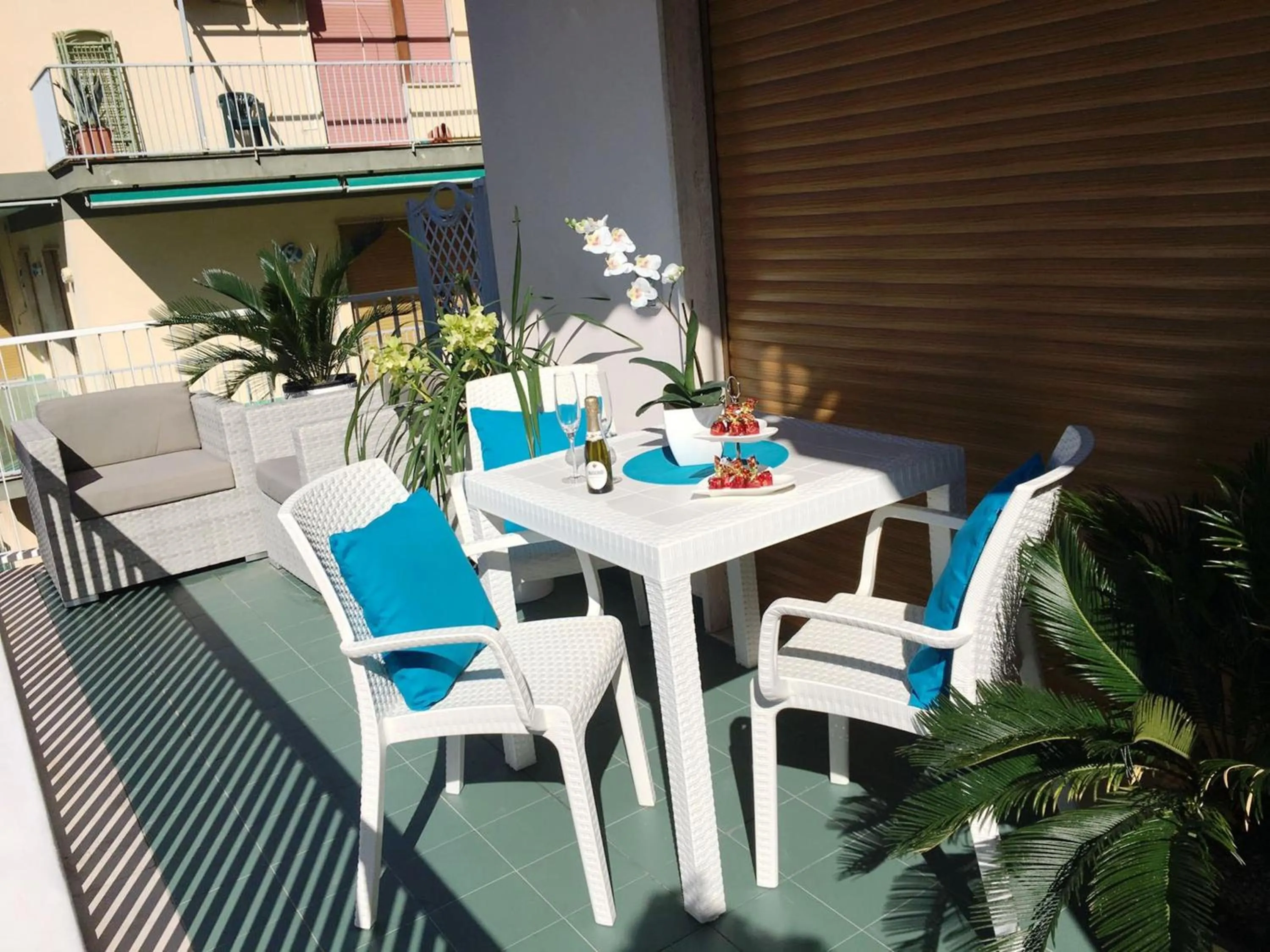 Balcony/Terrace in Al Parco II Rota B&B