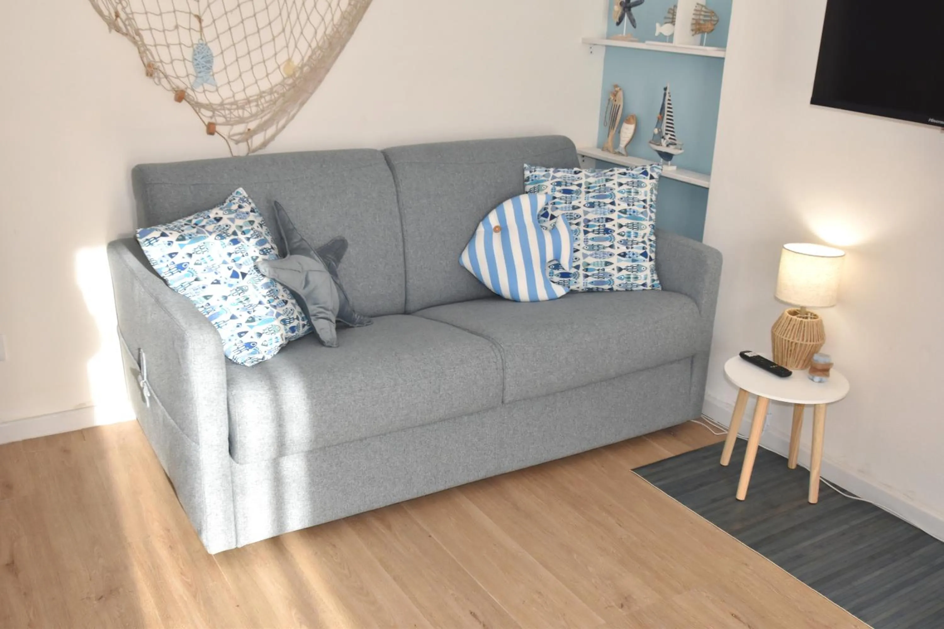 Living room in Appartamento Amapola - Bilocale in zona mare con clima e posto auto