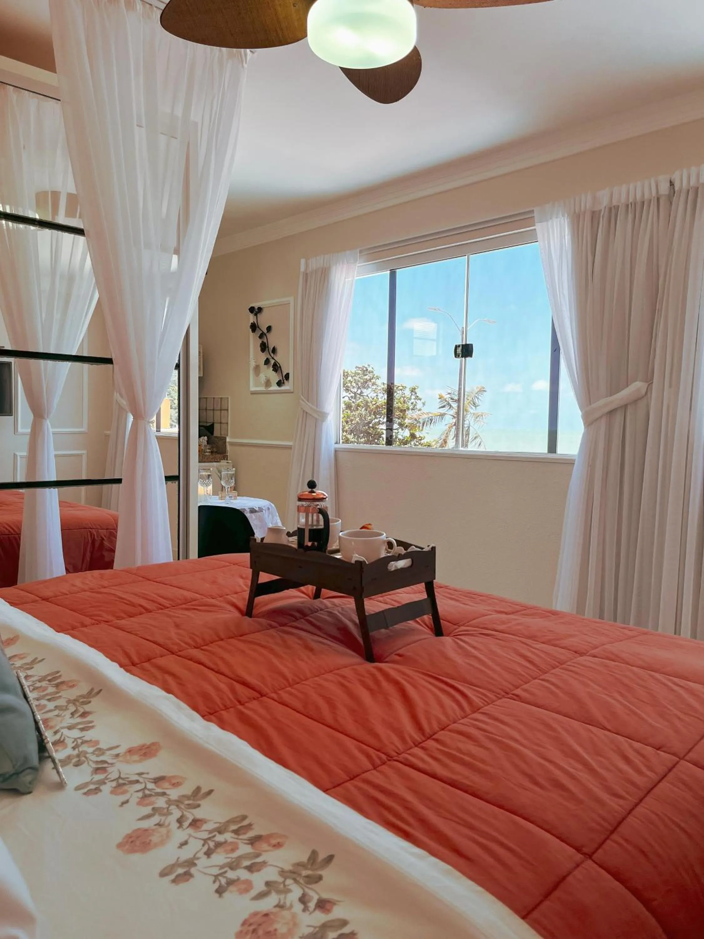 Bed in Pousada Recanto da Família