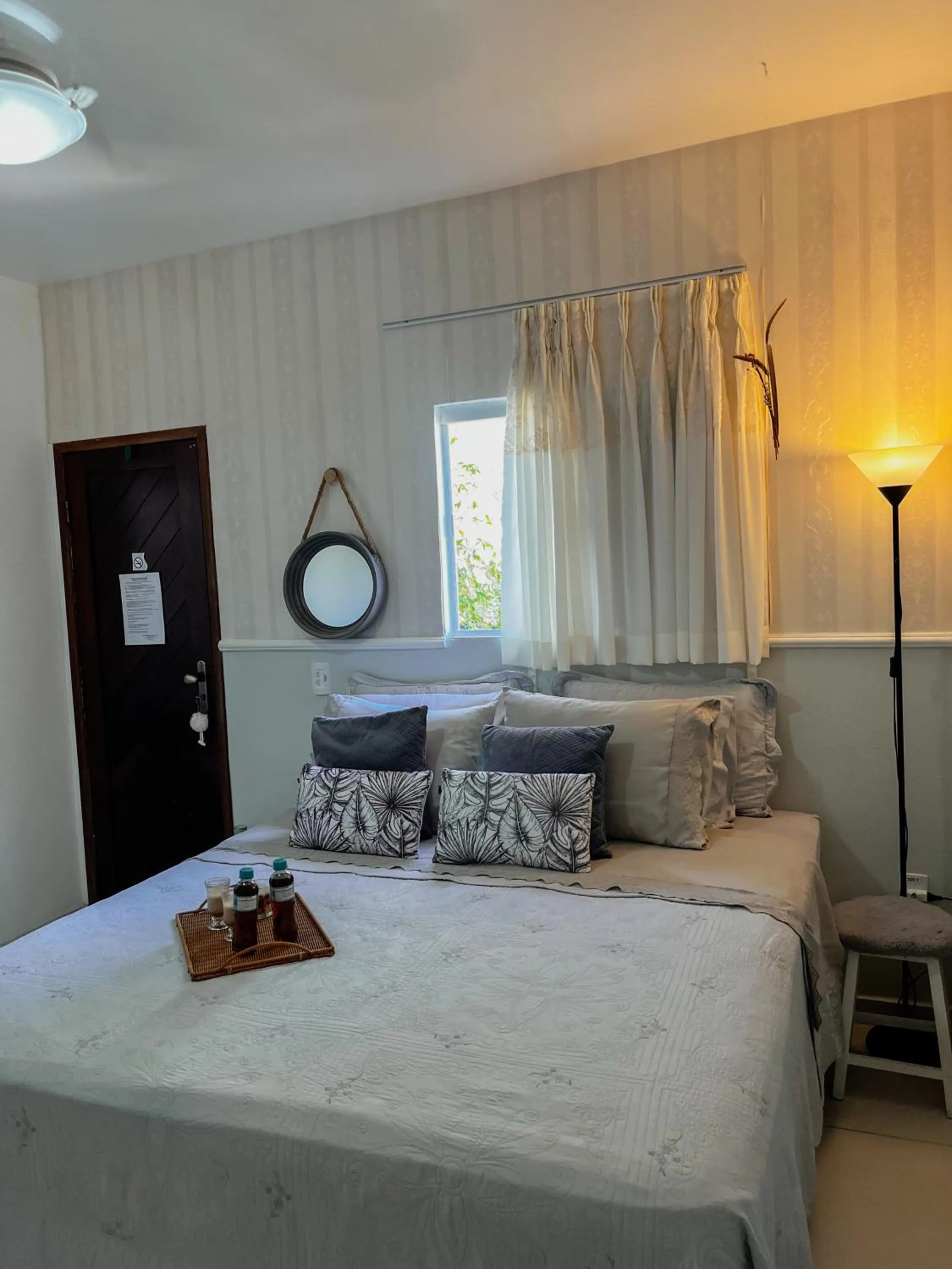 Bed in Pousada Recanto da Família