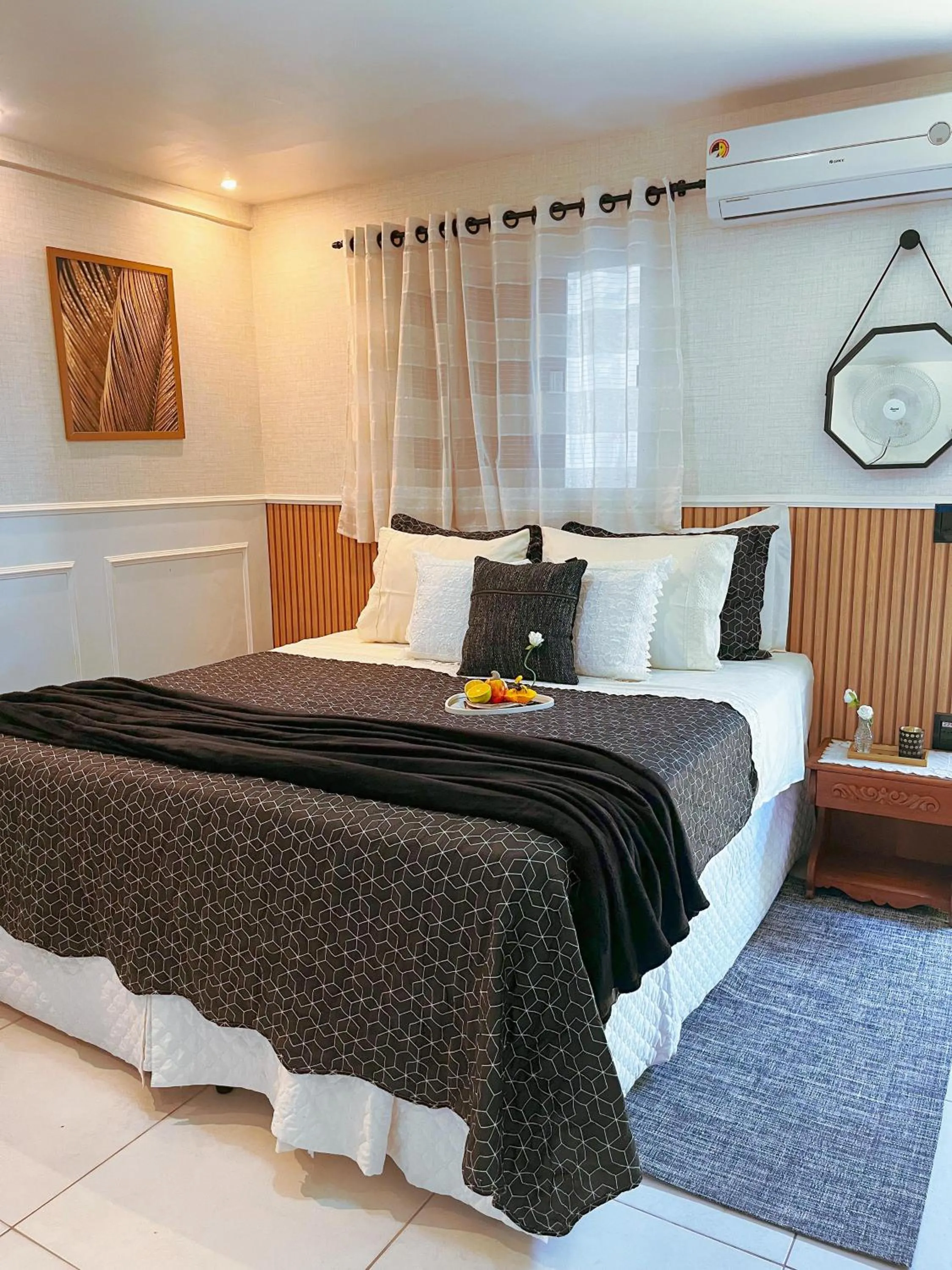 Bed in Pousada Recanto da Família